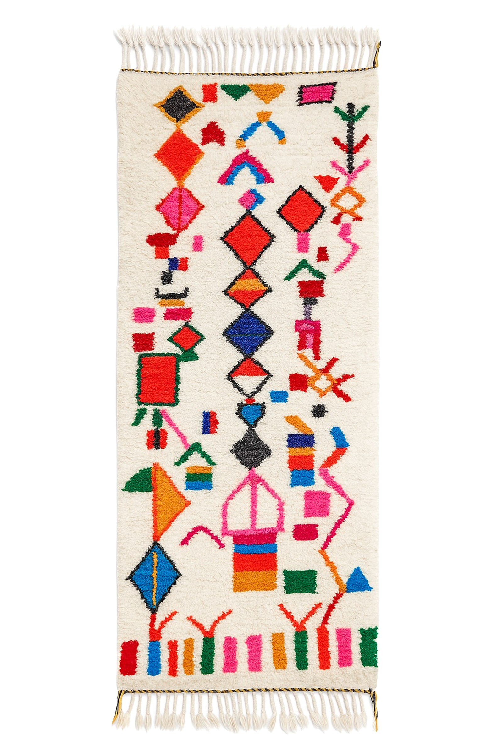 Colorful Berber Runner Rug 86 x 260 cm - No. 2232