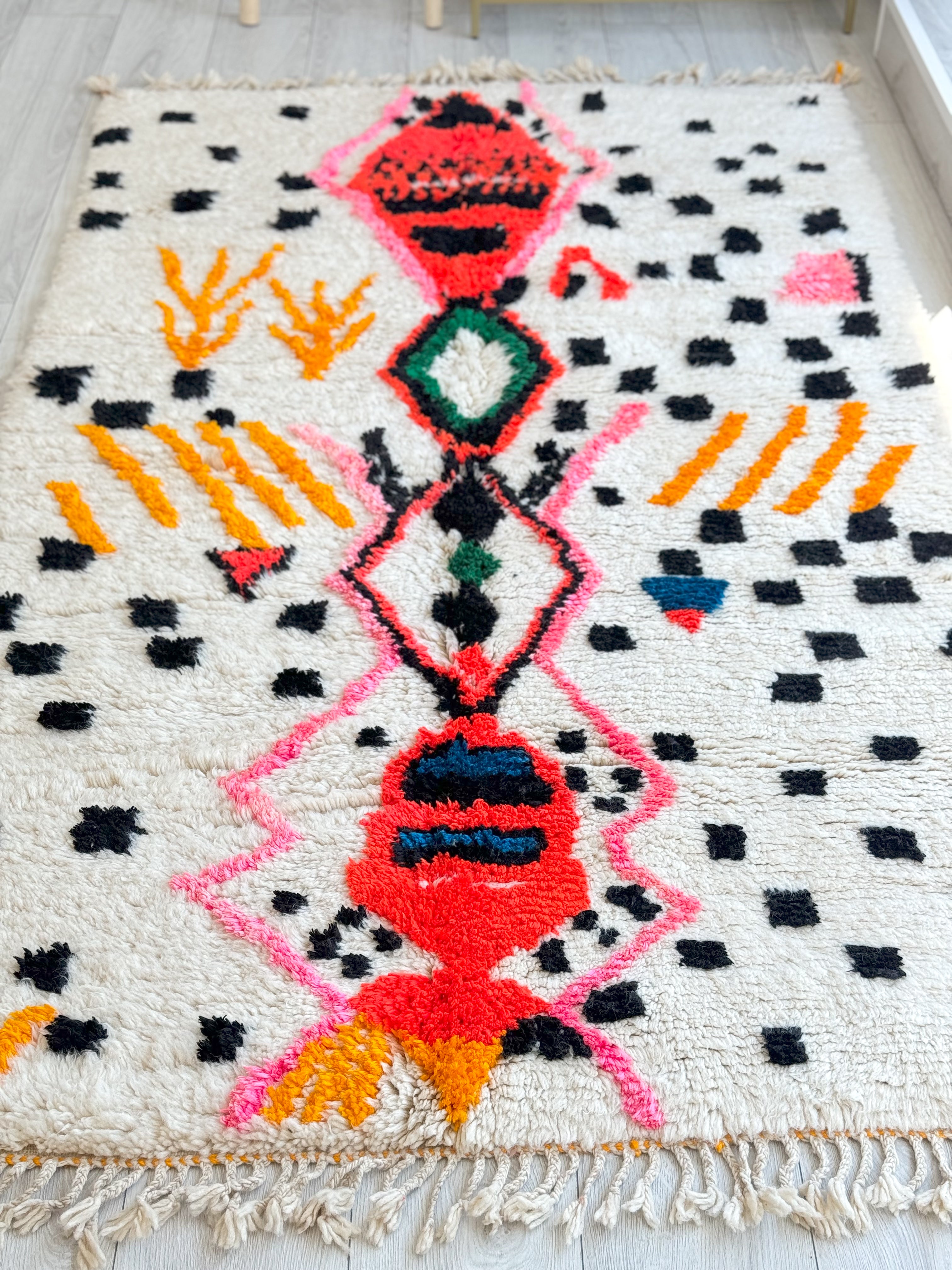 Colorful Berber carpet - n°1081