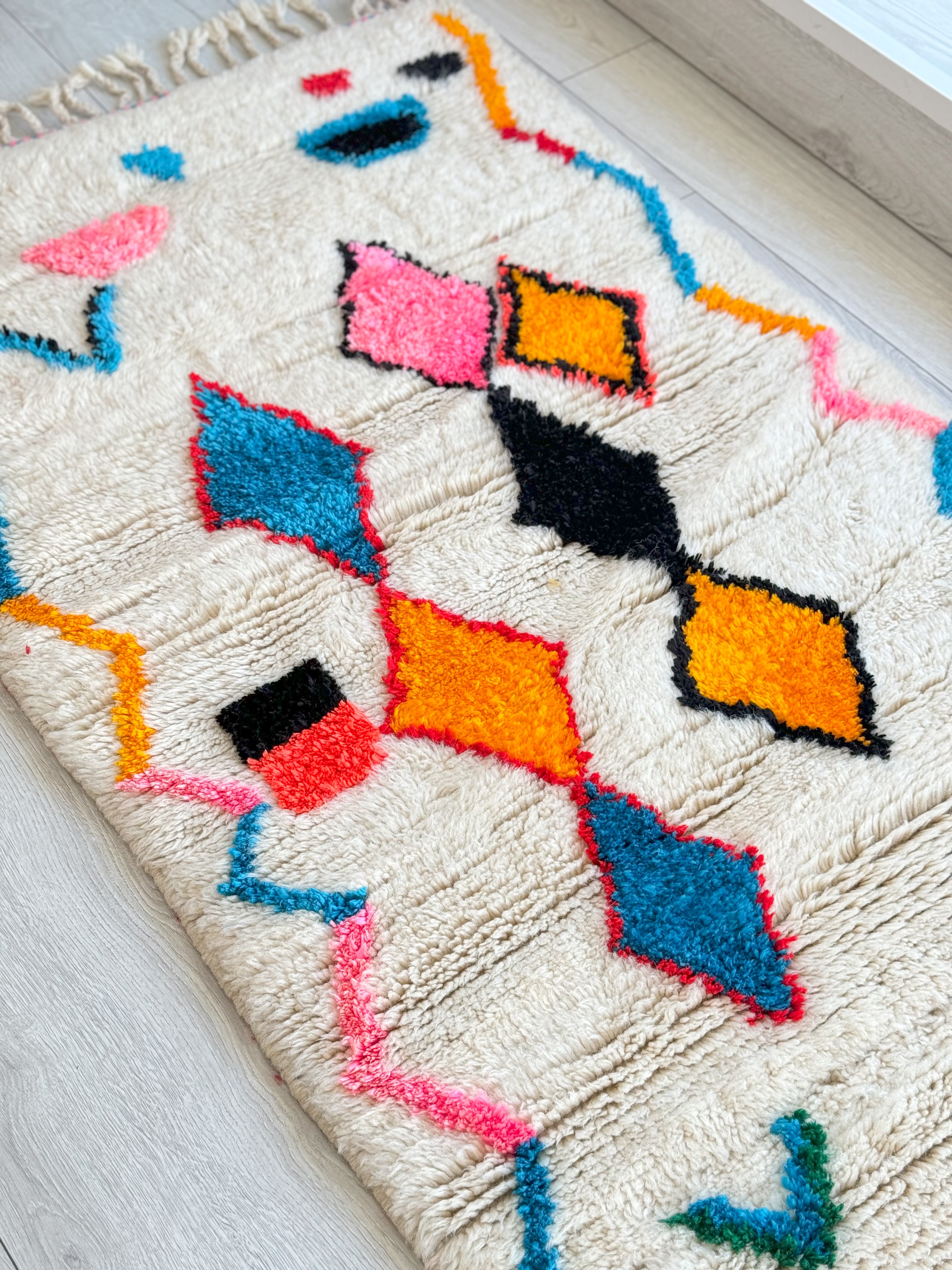 Colorful Moroccan Runner Rug - n°1427