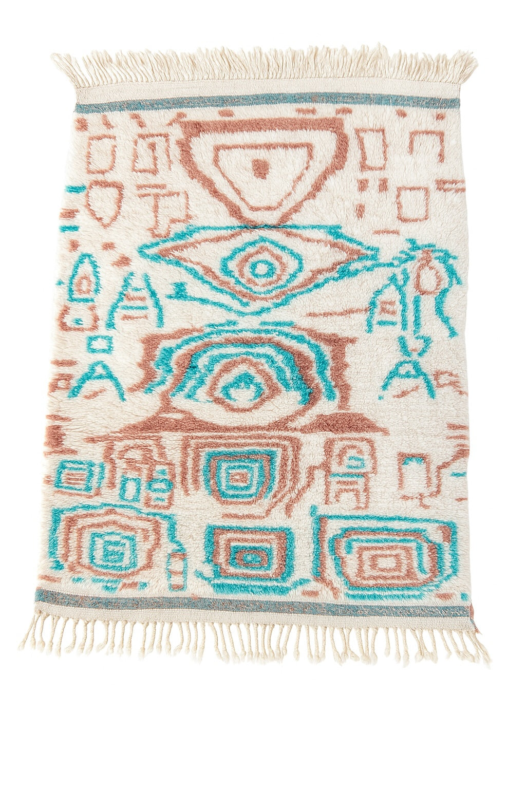 Tapis berbère coloré 114 x 172 cm - n°2331