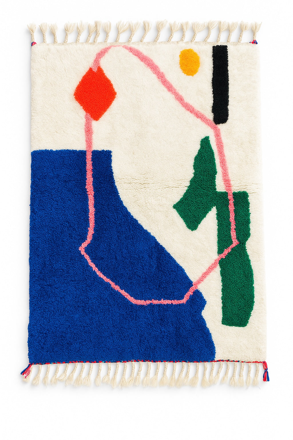 Colorful Berber rug 103 x 155 cm - No. 2401