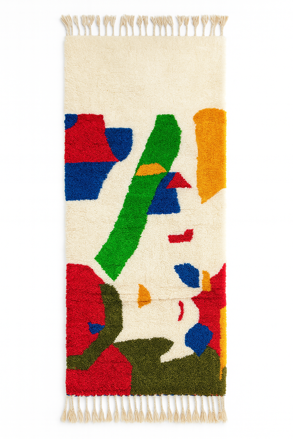 Bunter Berber-Flurteppich 81 x 260 cm – Nr. 1286