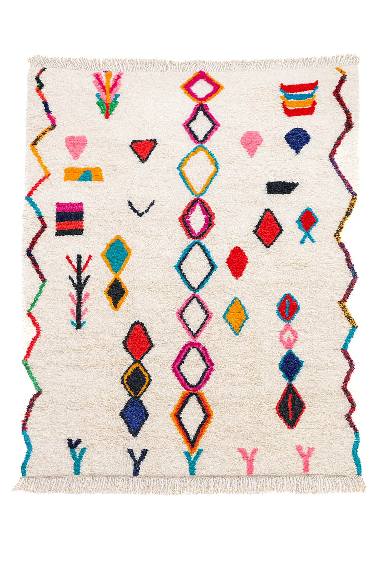 Colorful Berber rug 264 x 364 cm - No. 2419