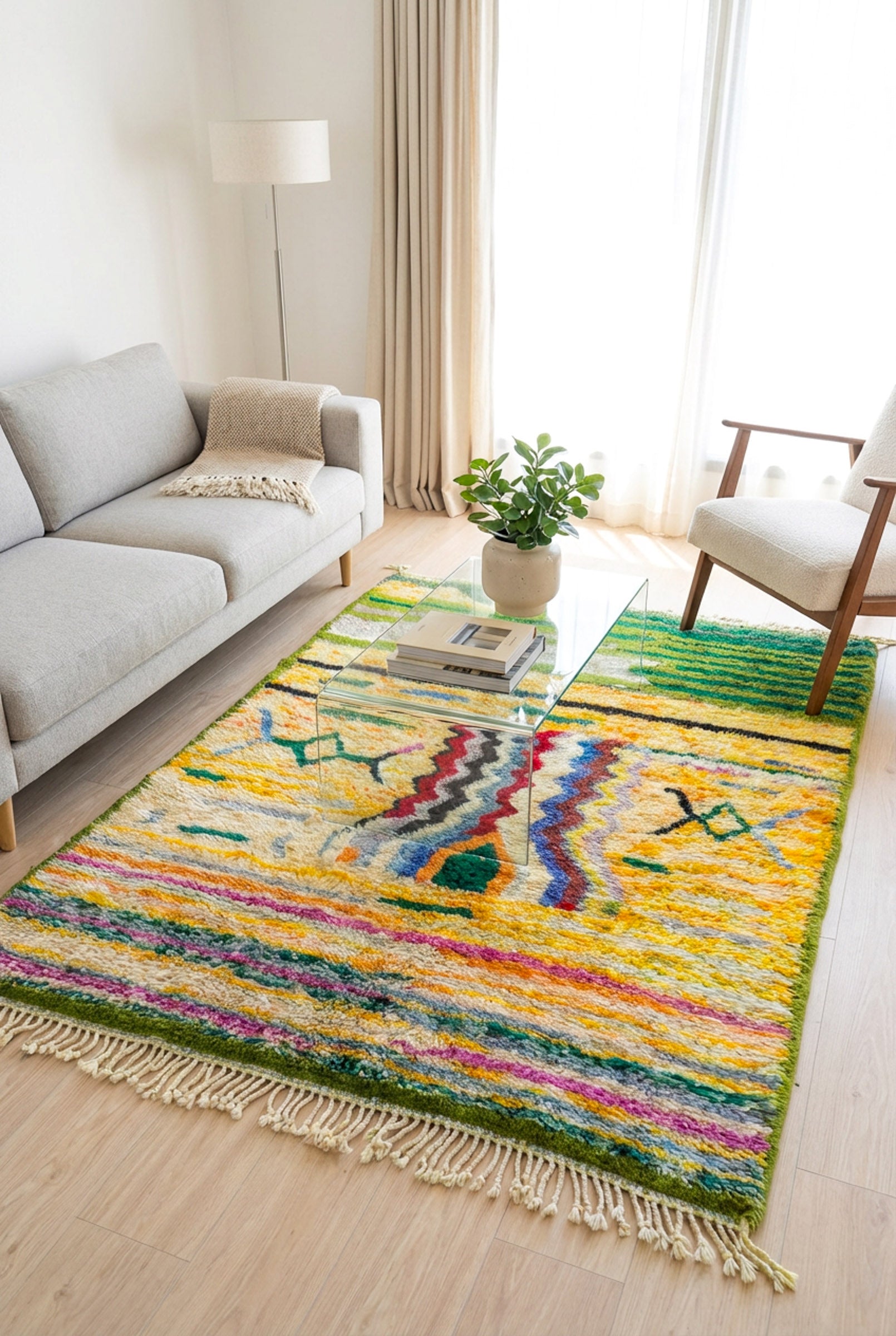 Tapis M'rirt 133 x 183 cm - n°1840