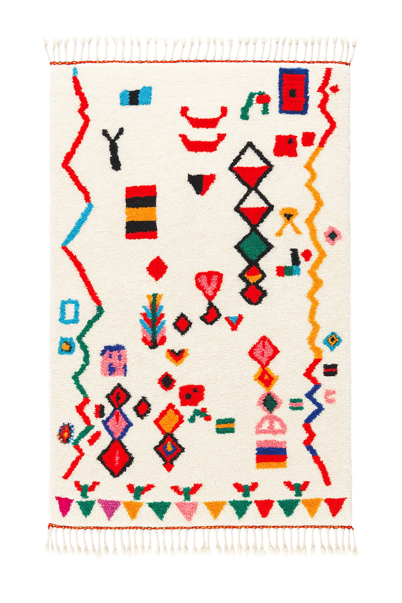 Tapis berbère coloré 149 x 281 cm - n°2201