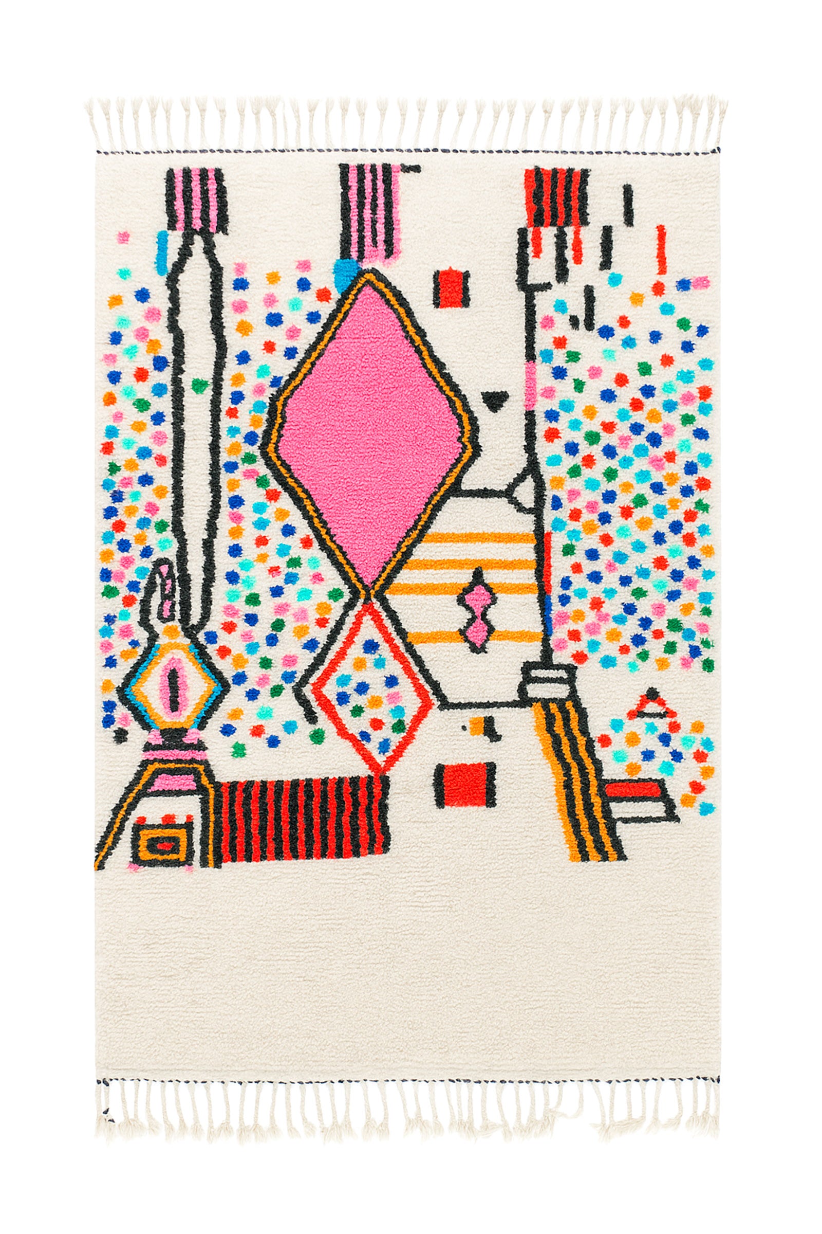 Tapis berbère coloré 165 x 283 cm - n°2221