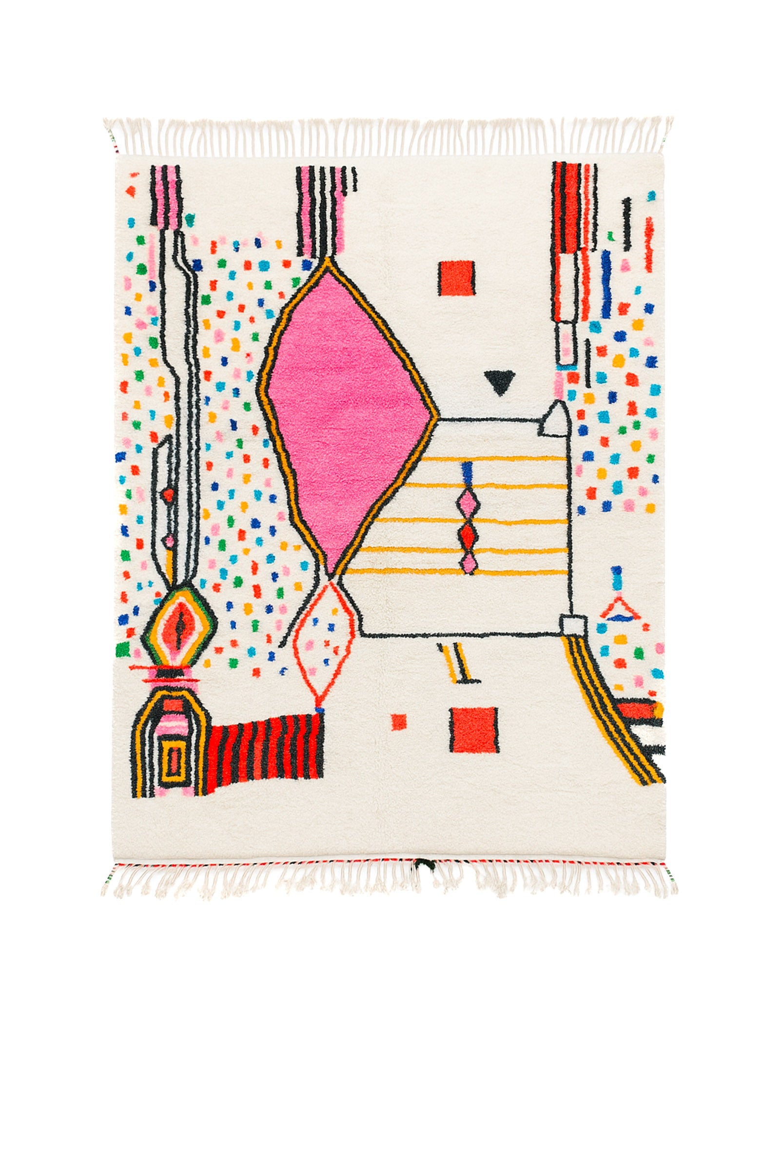 Bunter Berberteppich 258 x 356 cm - Nr. 2290