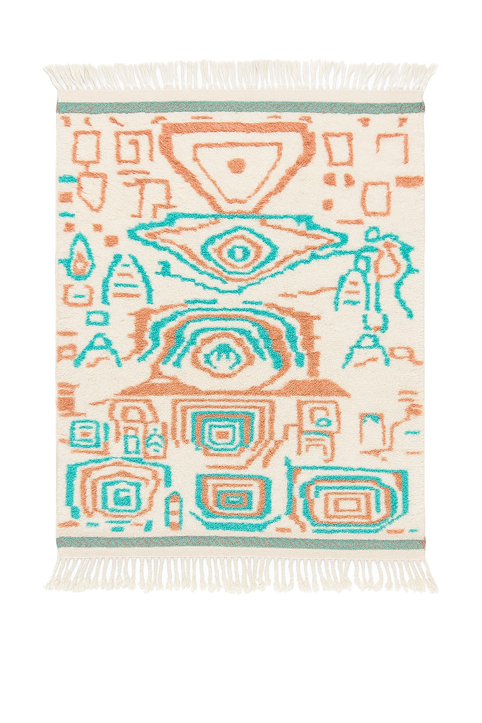 Tapis berbère coloré 99 x 165 cm - n°2294