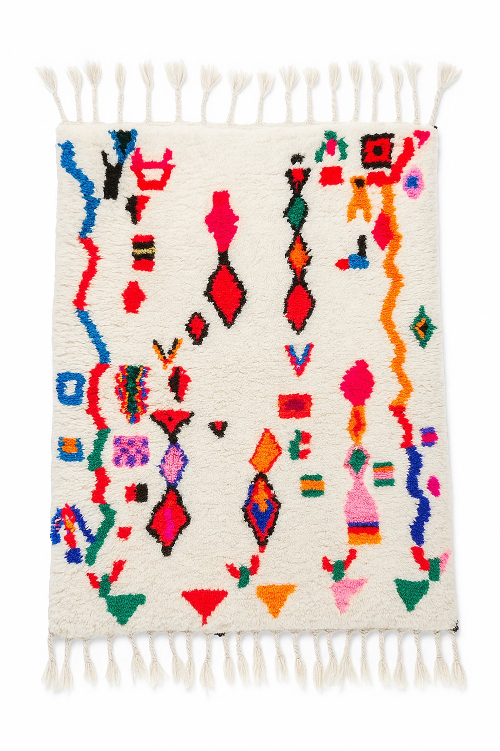 Tapis berbère coloré 93 x 150 cm - n°2302