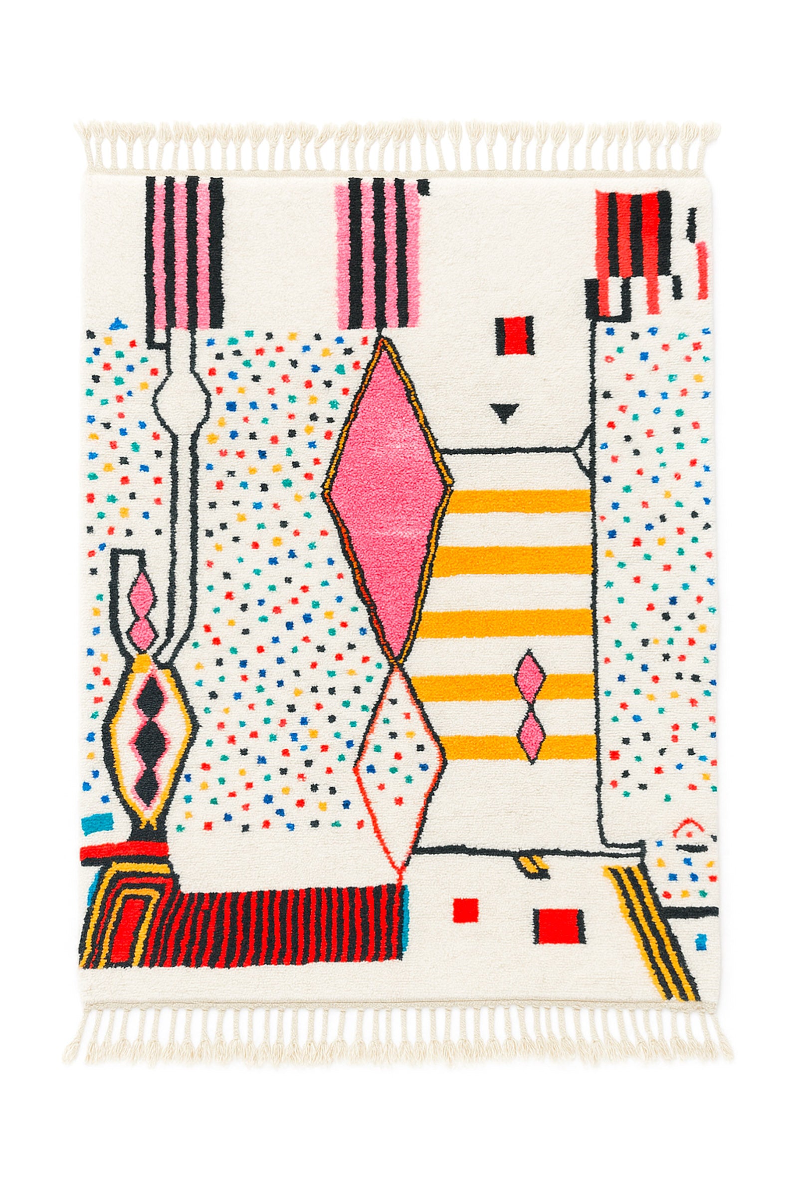 Bunter Berberteppich 266 x 351 cm - Nr. 2335