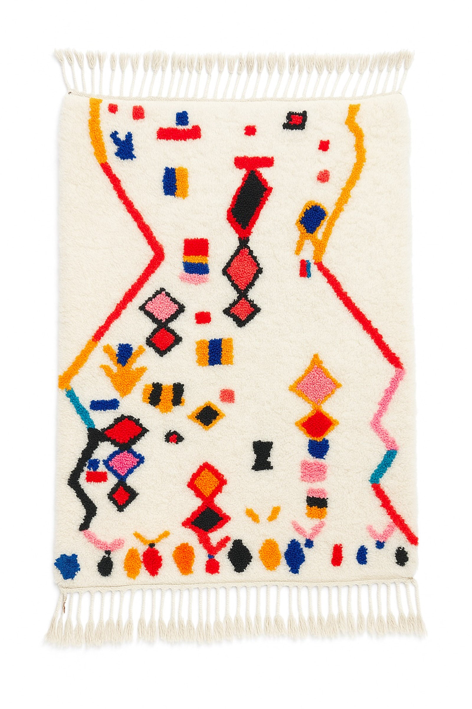 Tapis berbère coloré 107 x 183 cm - n°2239