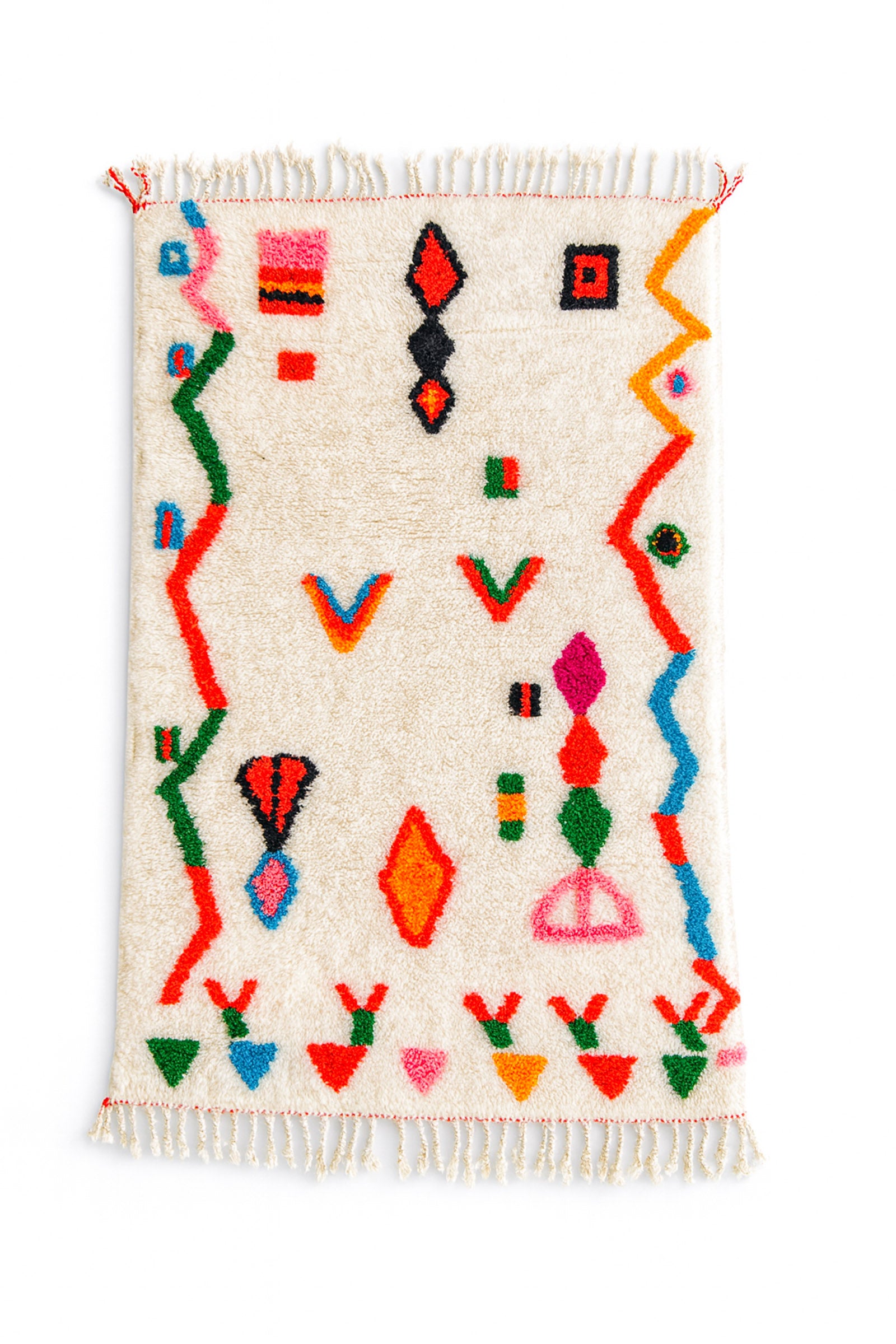 Tapis berbère coloré 99 x 169 cm - n°2464