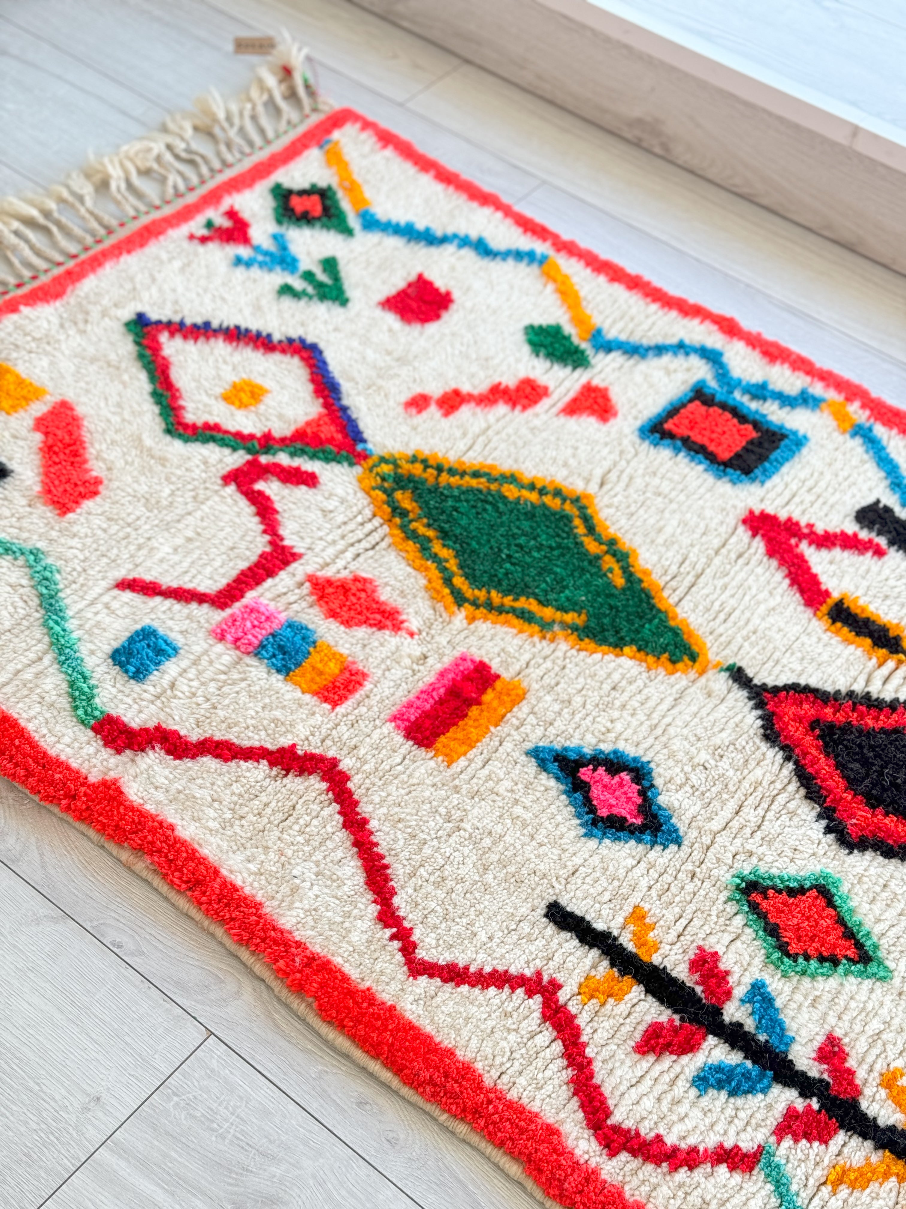 Colorful Moroccan Runner Rug - n°1376