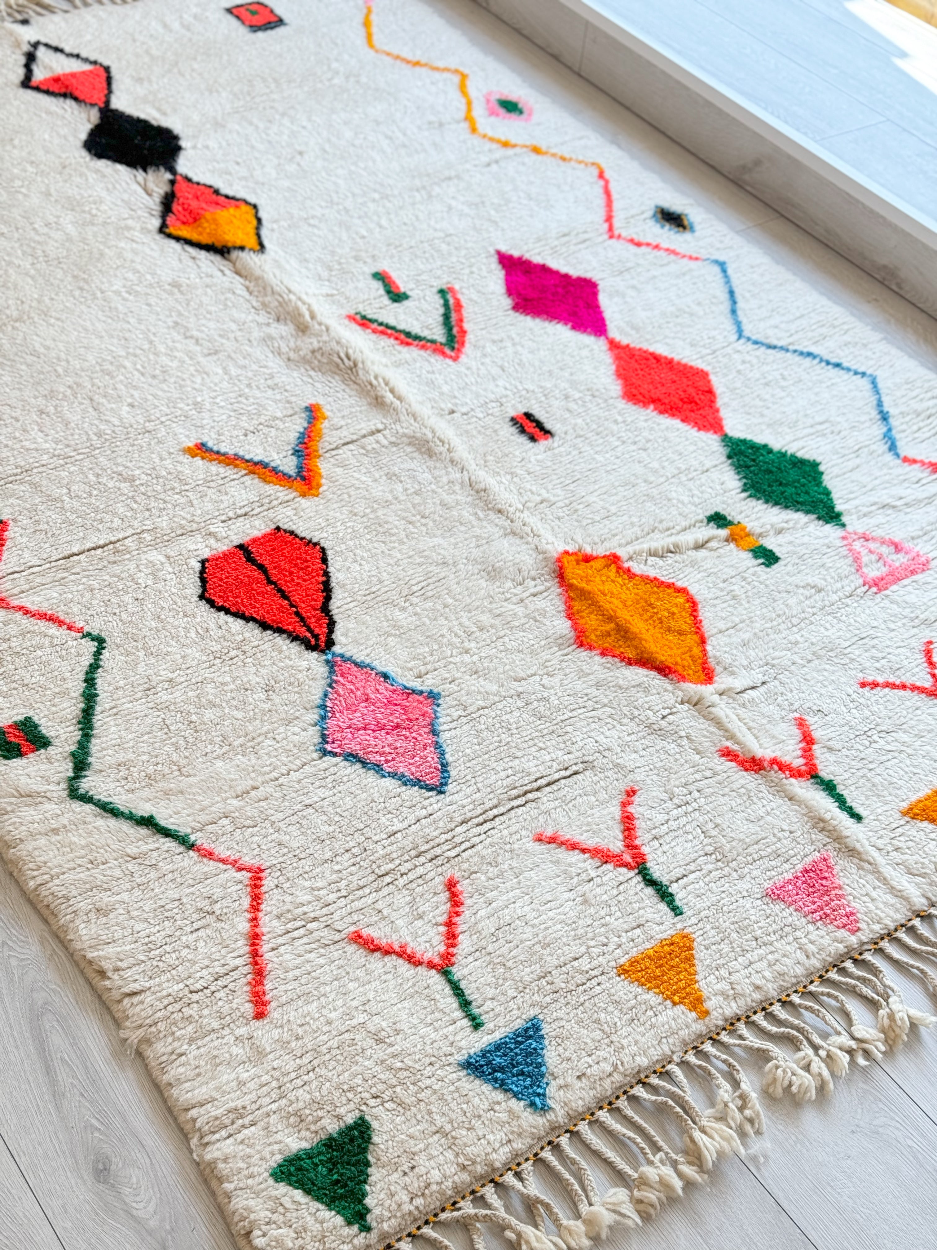 Colorful Berber carpet - n°1365