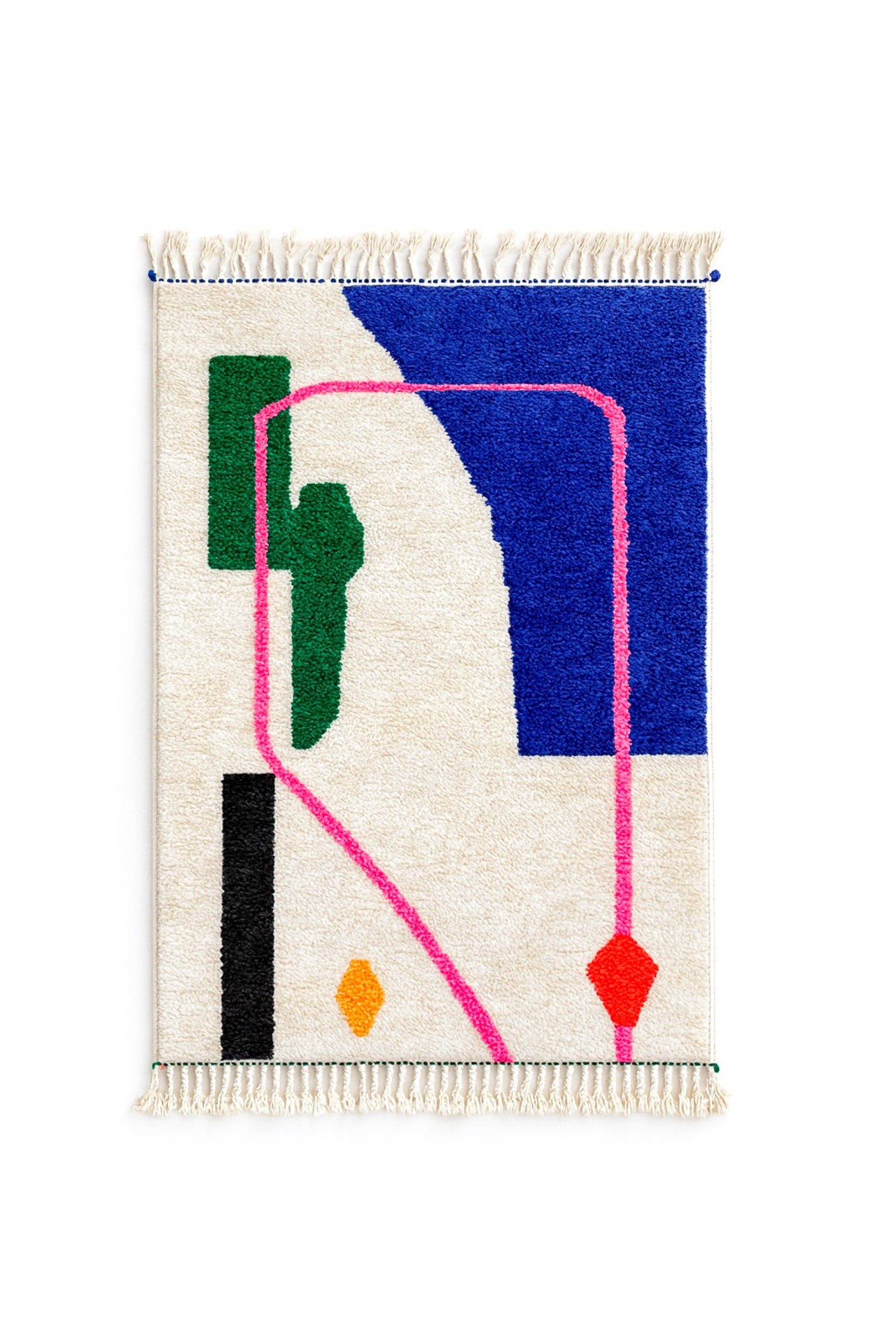 Tapis berbère coloré 99 x 162 cm - n°2463