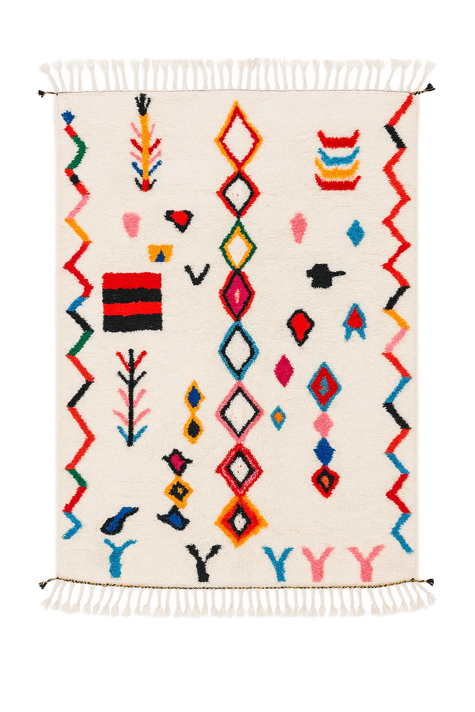 Bunter Berberteppich 147 x 255 cm - Nr. 2305