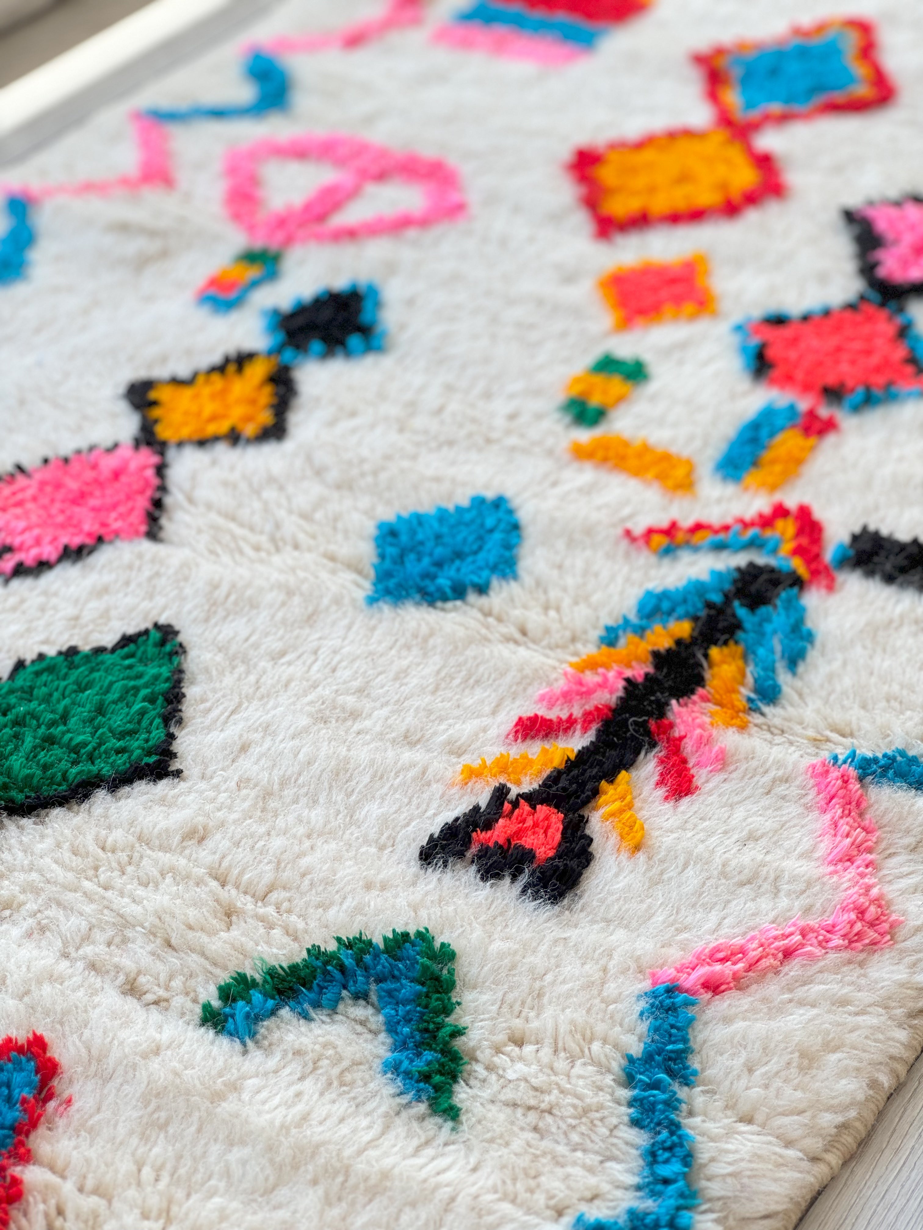 Colorful Moroccan Runner Rug - n°1427