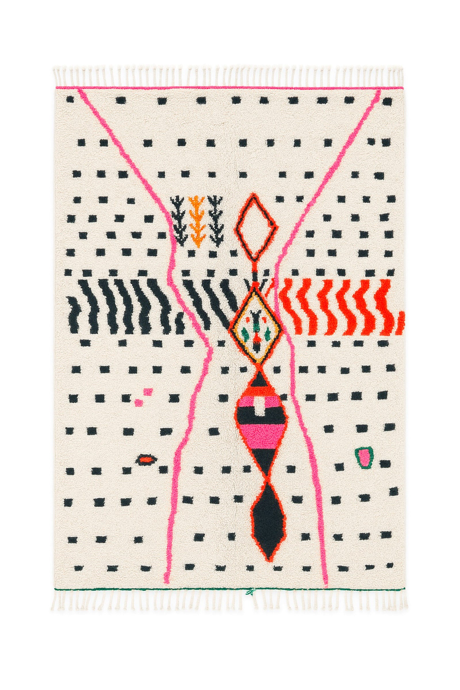 Bunter Berberteppich 158 x 267 cm - Nr. 2176