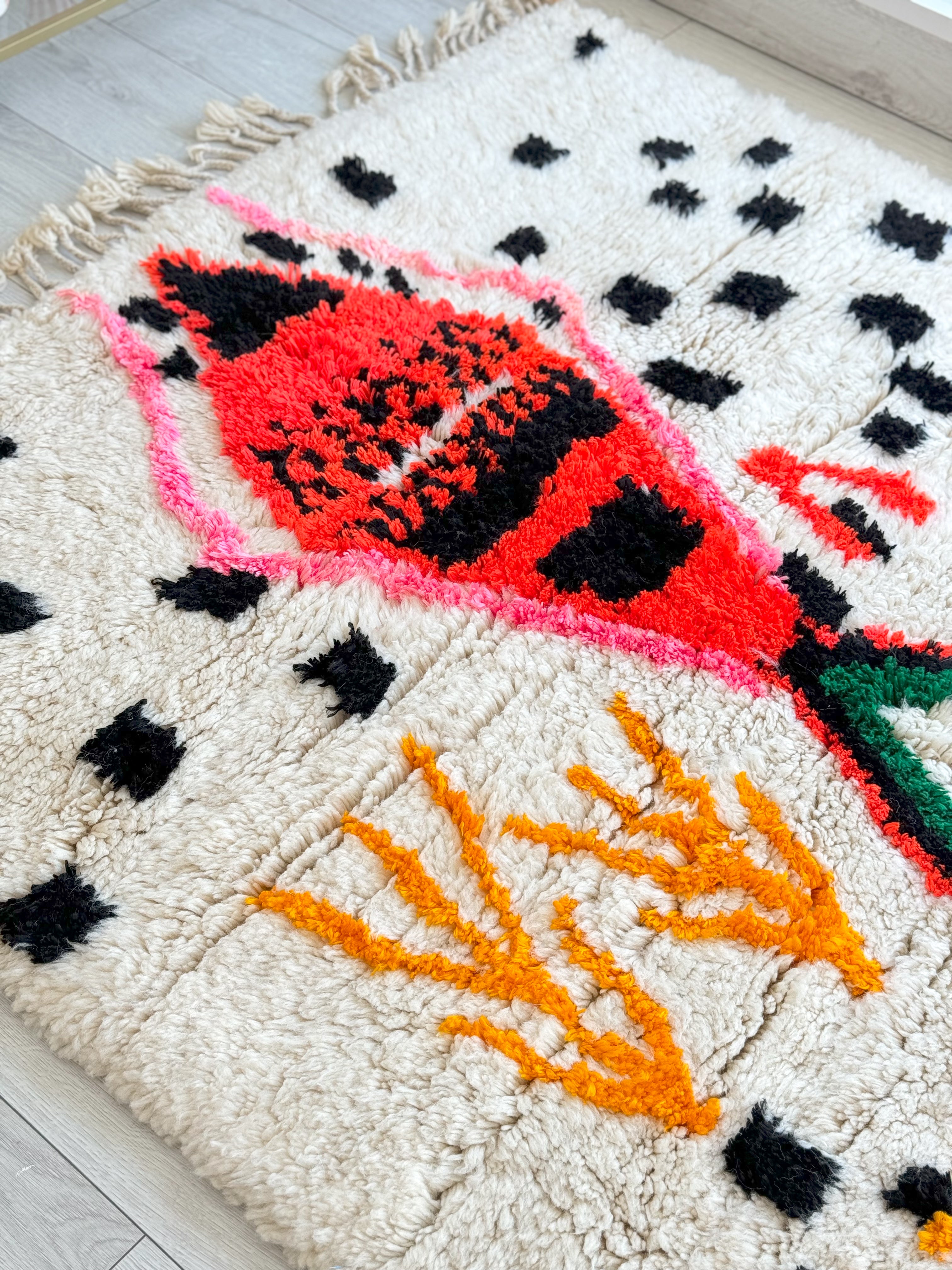 Colorful Berber carpet - n°1081