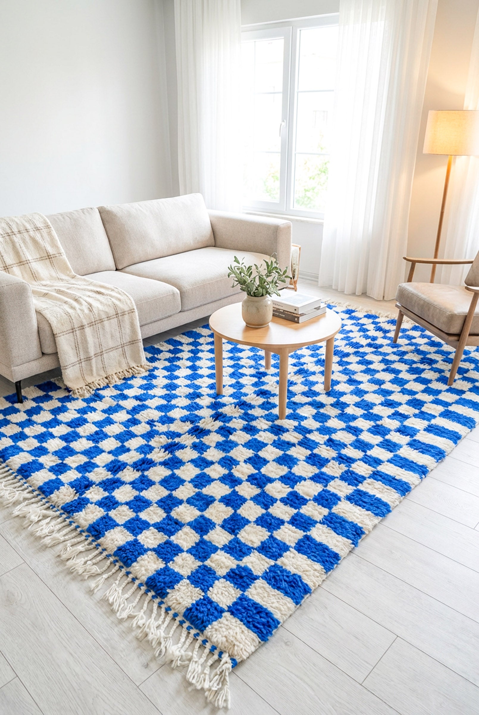 Tapis berbère coloré - n°950