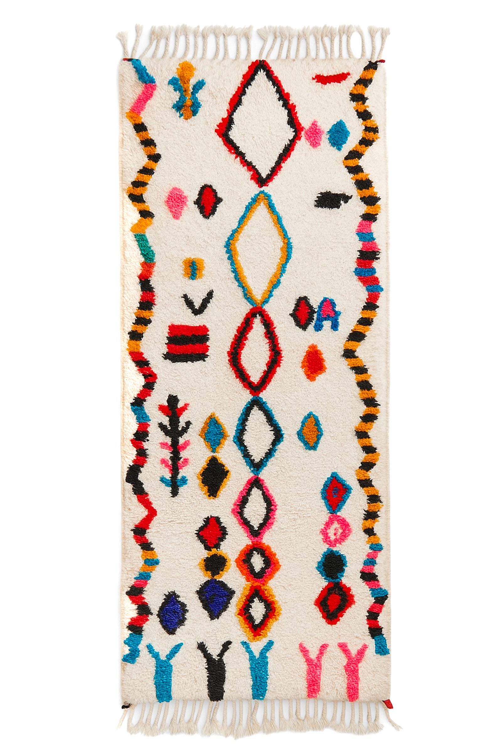 Colorful Berber Runner Rug 86 x 256 cm - No. 2223