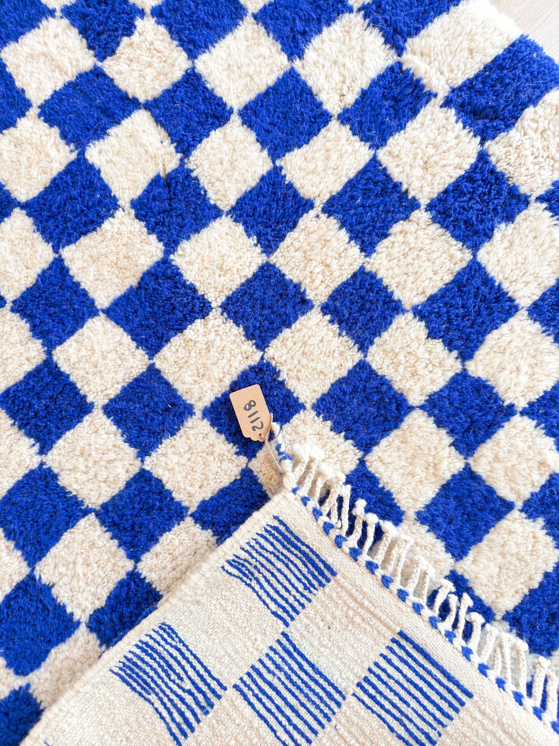Tapis berbère coloré 115 x 153 cm - n°2118