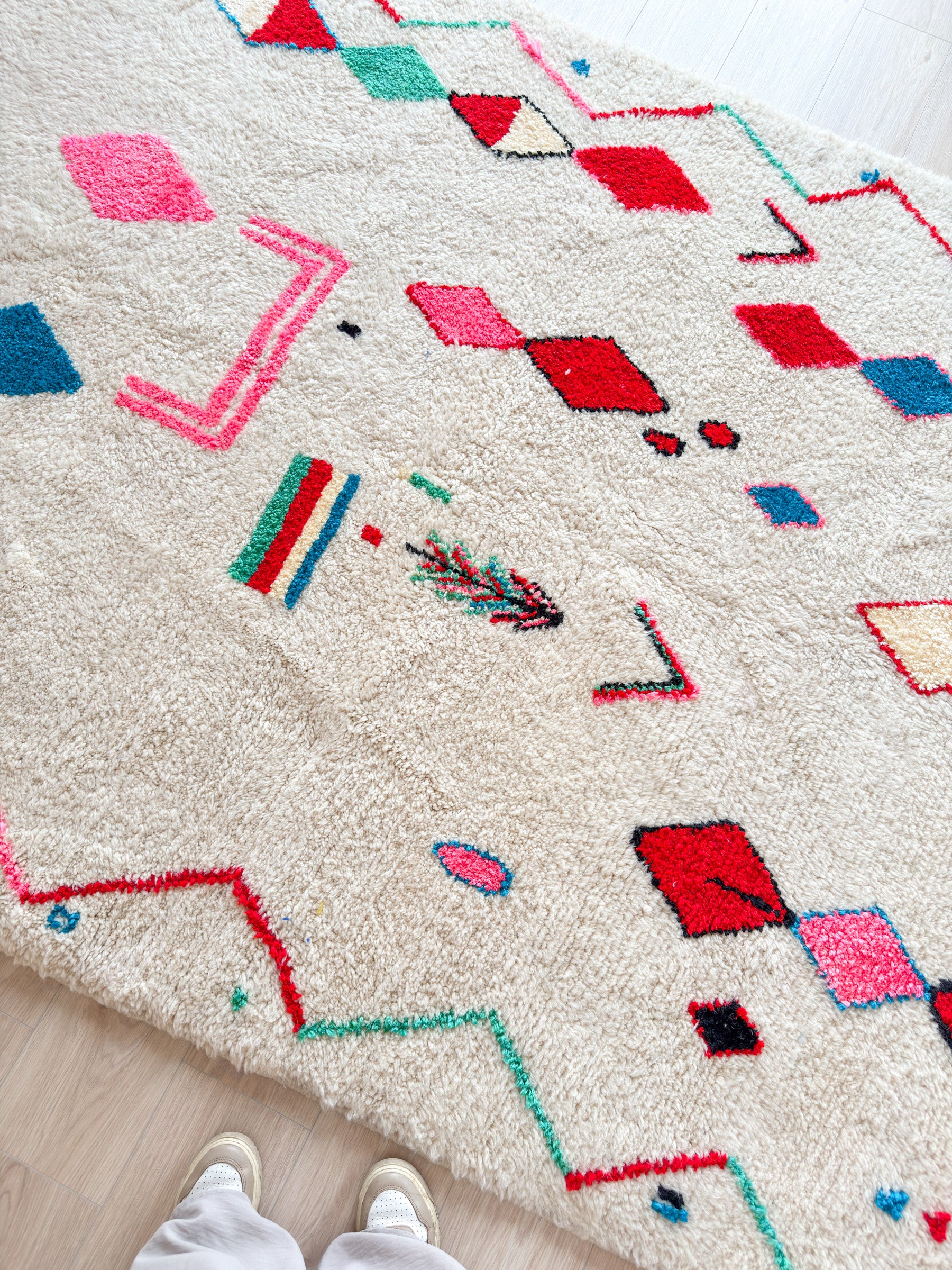 Tapis berbère coloré 188 x 303 cm - n°2108