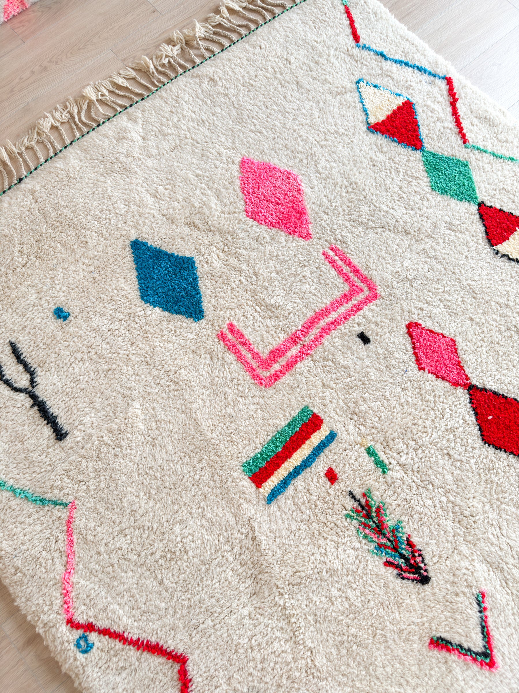 Tapis berbère coloré 188 x 303 cm - n°2108