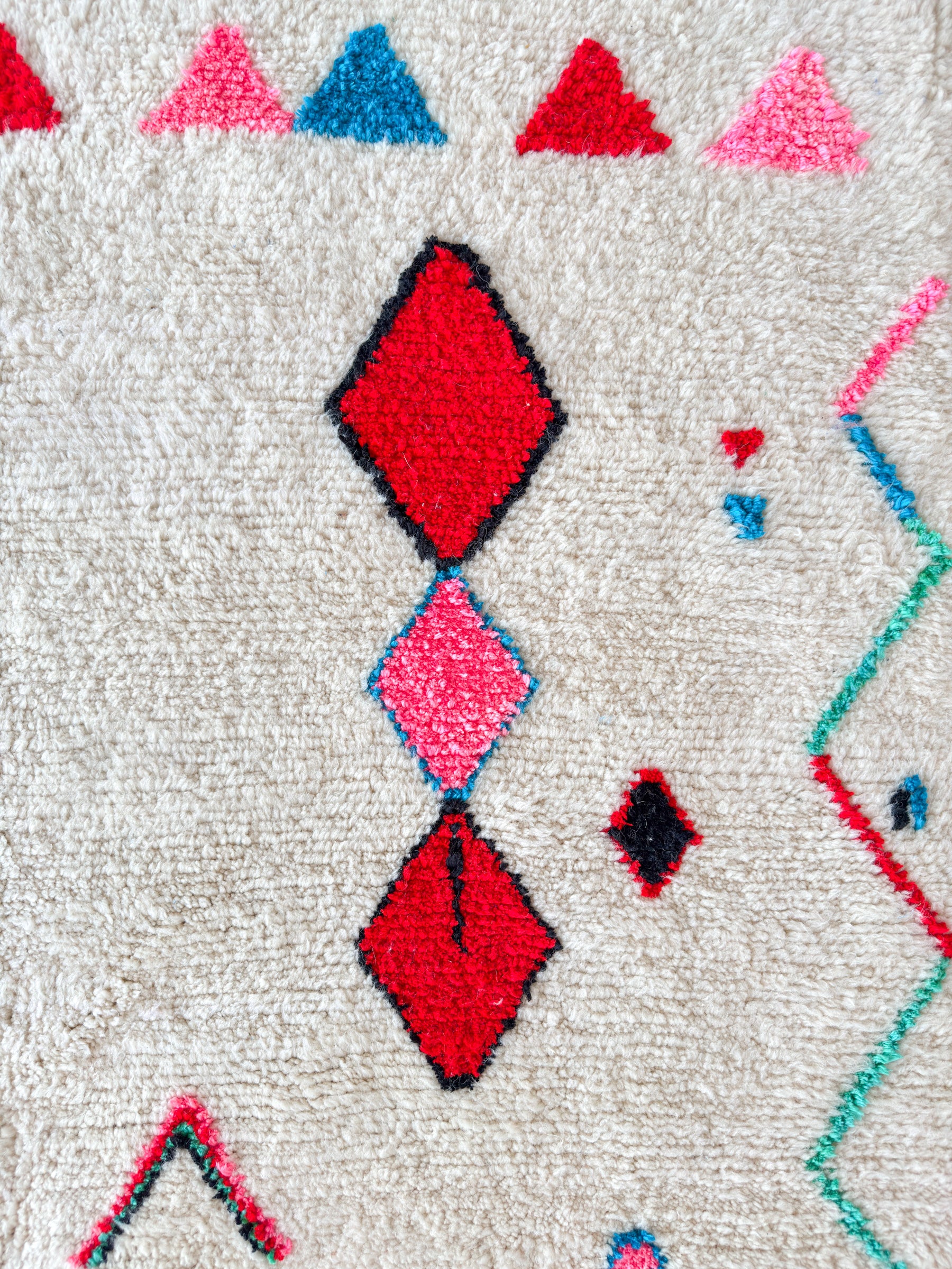 Tapis berbère coloré 188 x 303 cm - n°2108