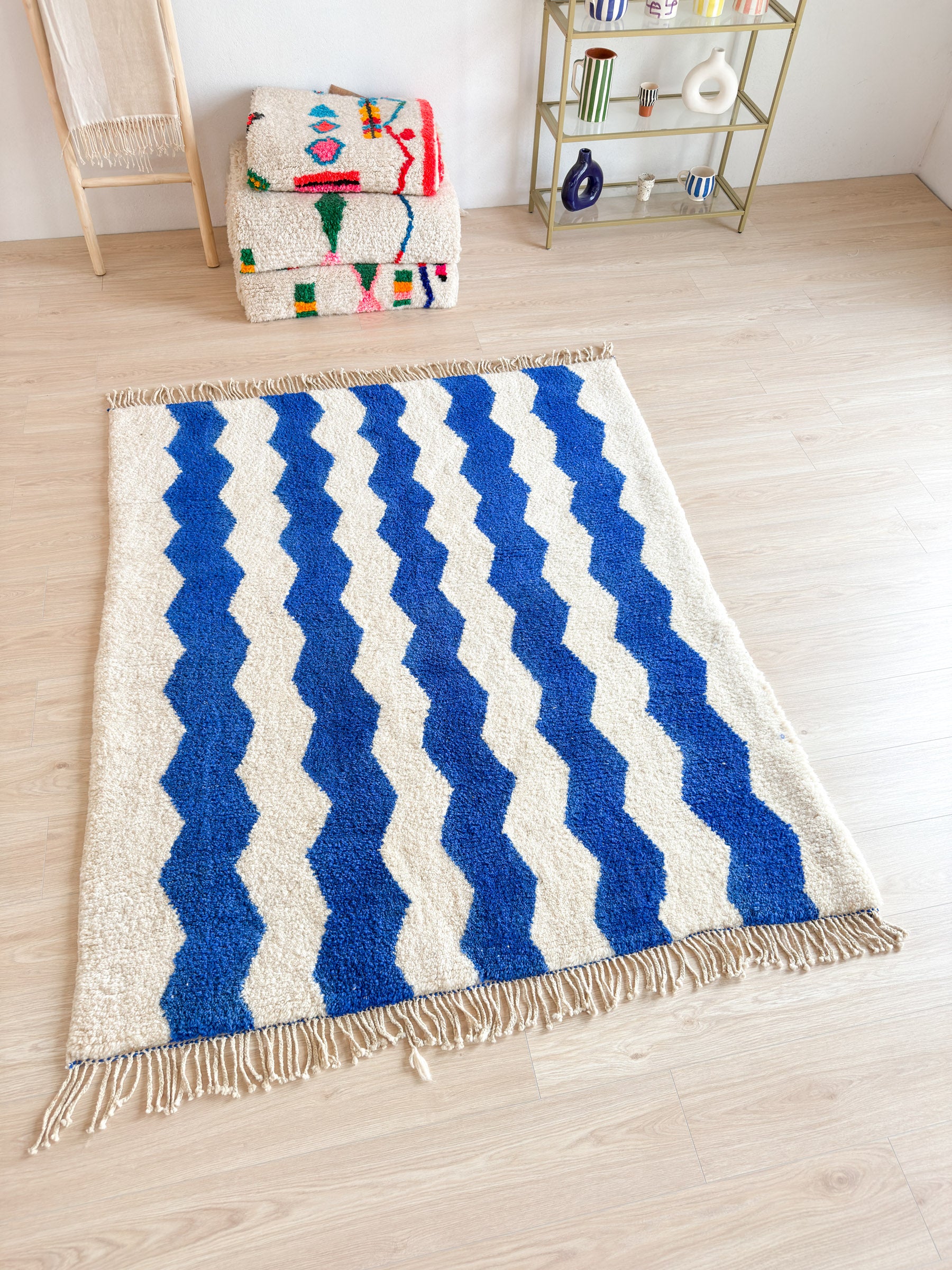 Tapis berbère coloré 165 x 214 cm - n°2153