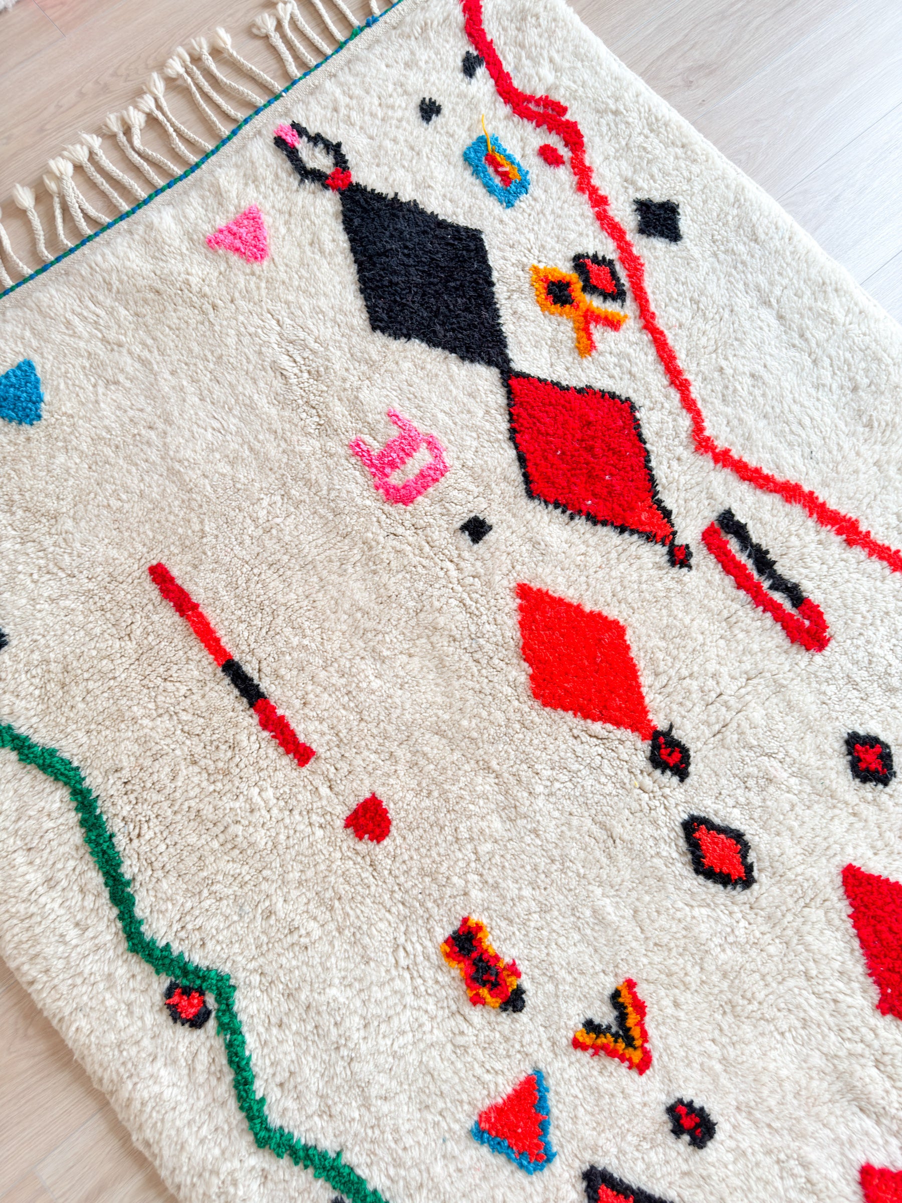 Colorful Berber rug 156 x 276 cm - n°1949
