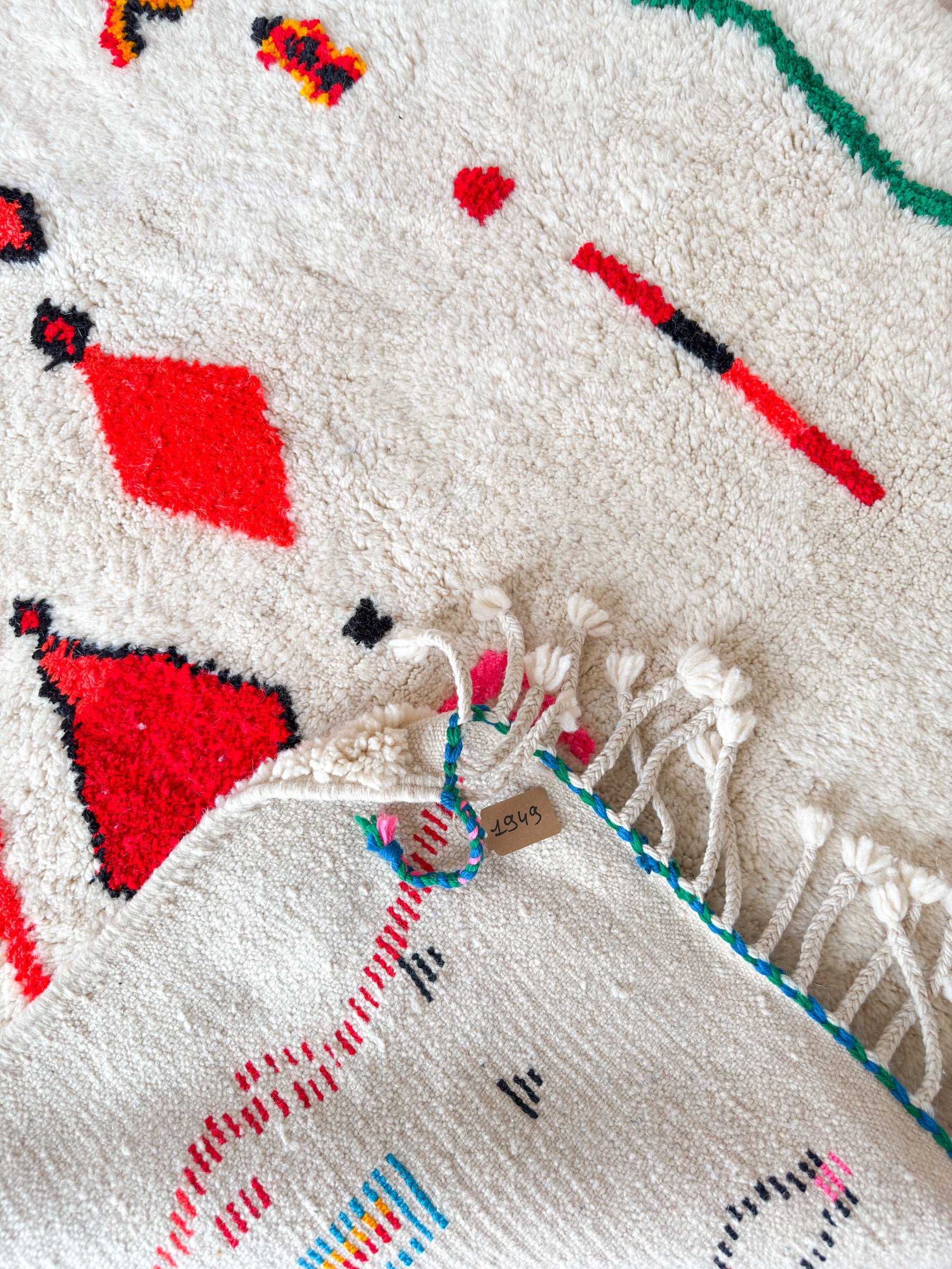 Colorful Berber rug 156 x 276 cm - n°1949