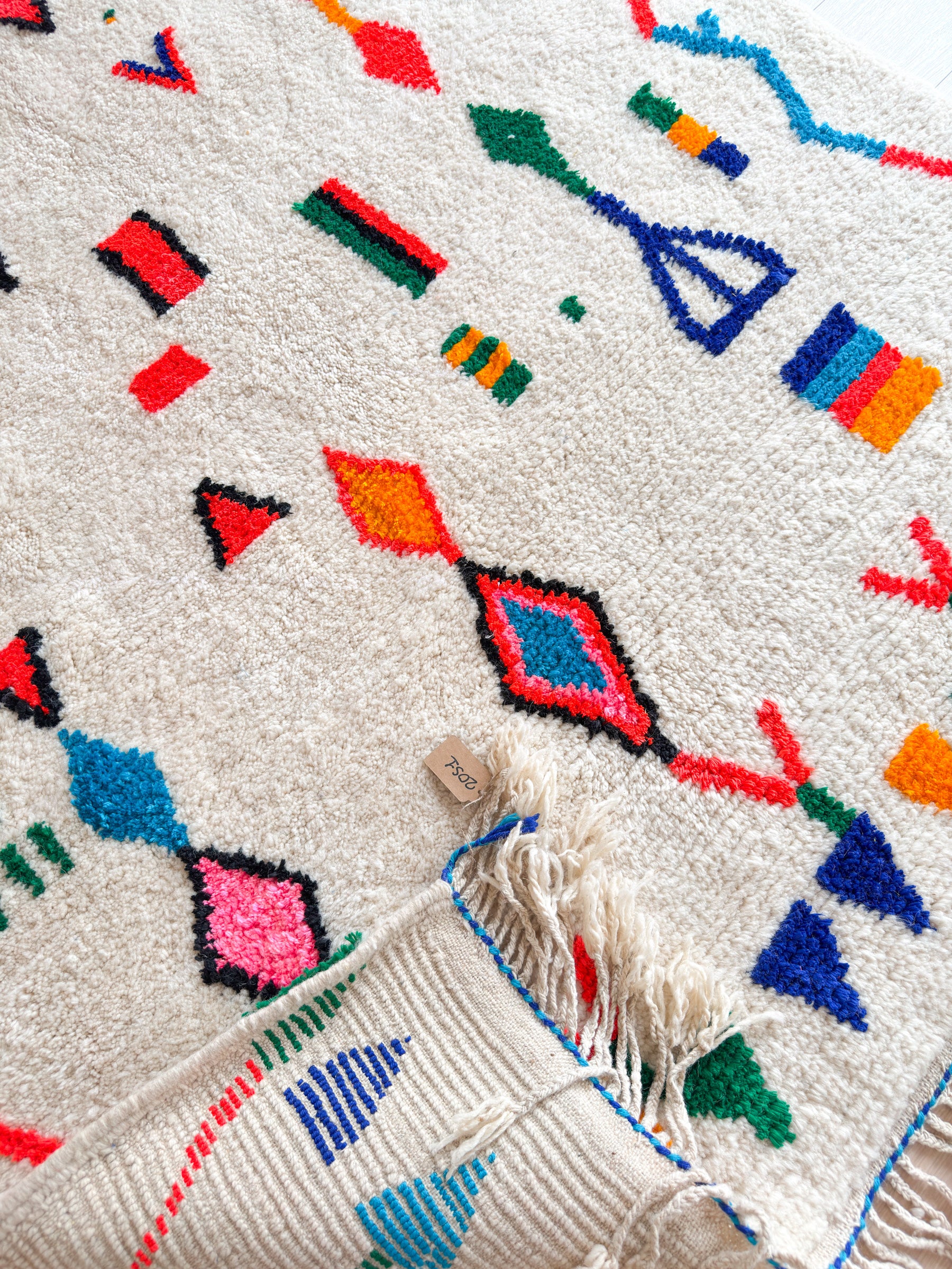 Tapis berbère coloré 165 x 220 cm - n°2051