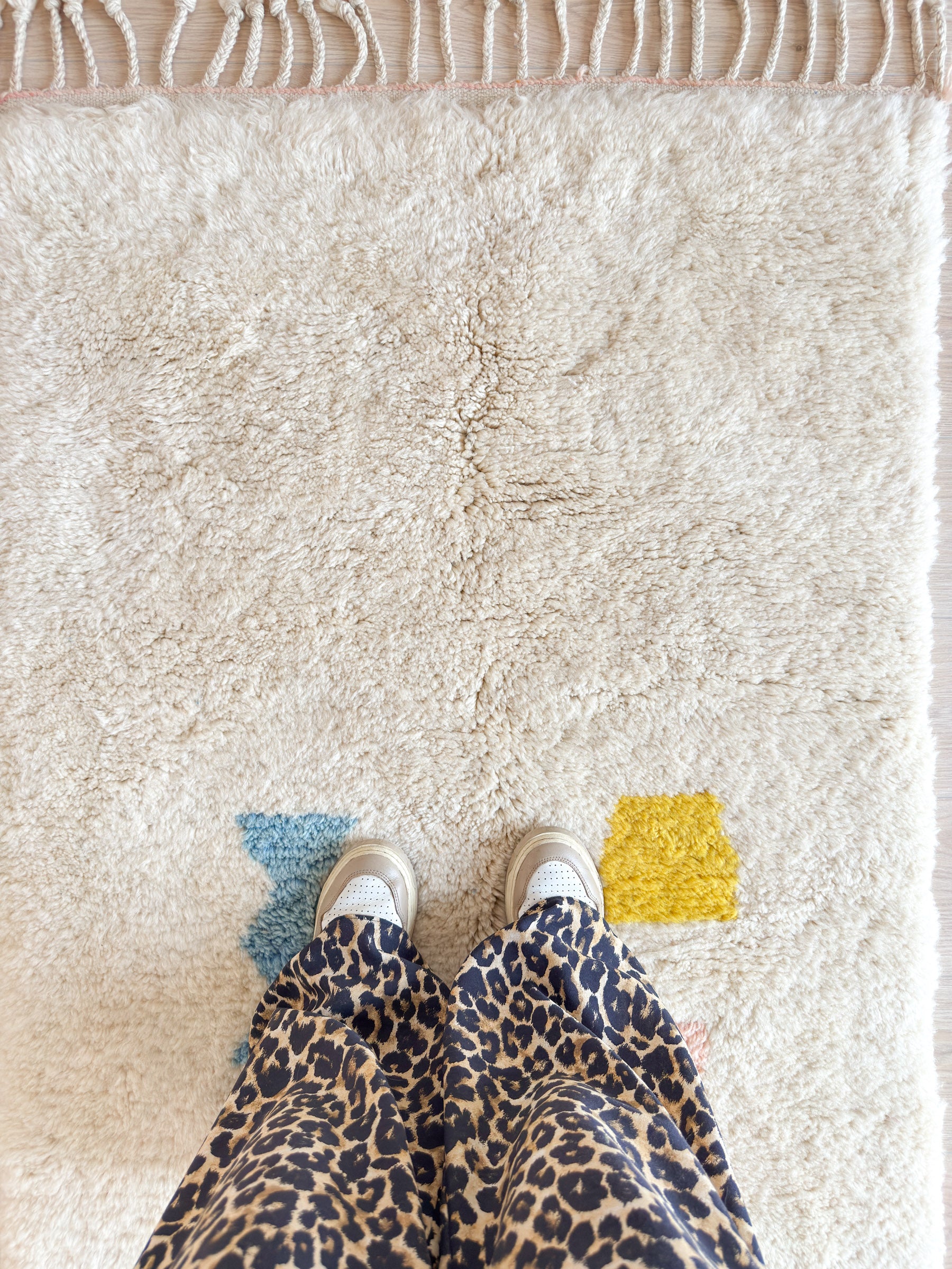 Tapis berbère coloré 99 x 179 cm - n°1935