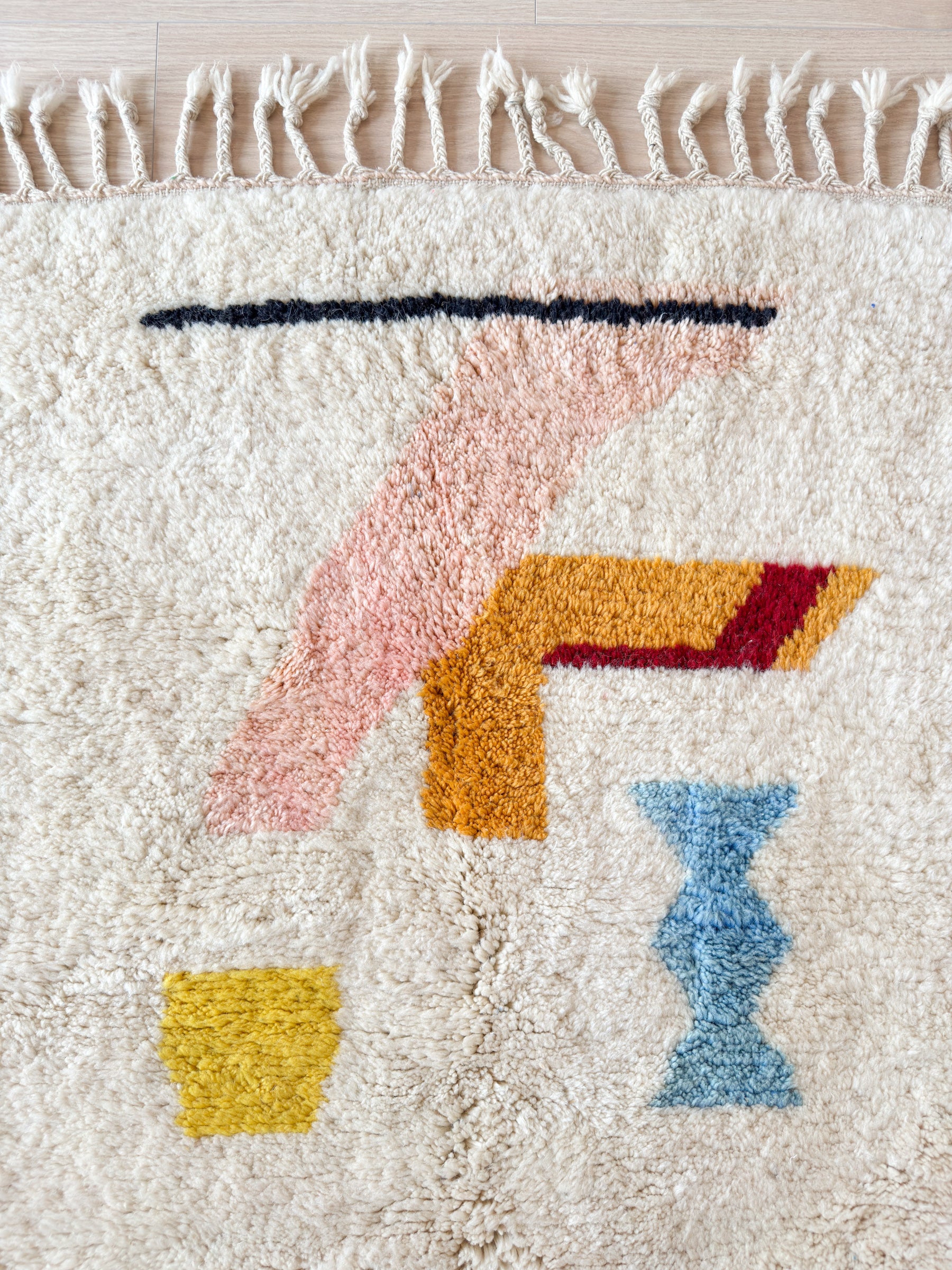 Tapis berbère coloré 99 x 179 cm - n°1935