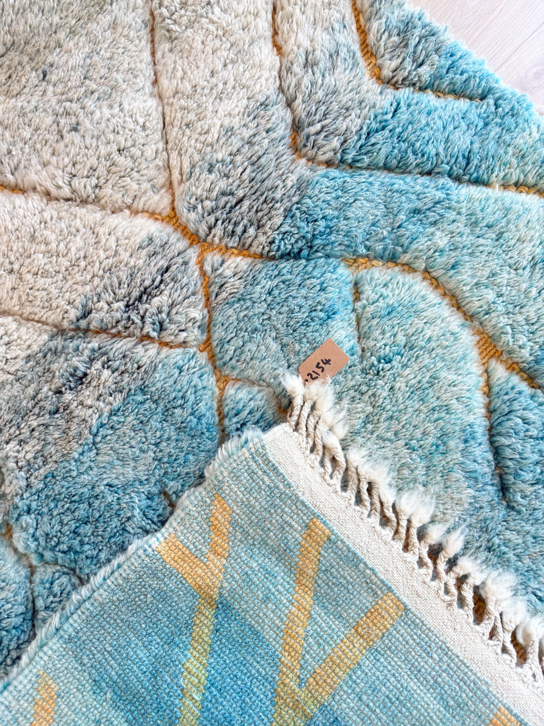 Colorful Berber rug 115 x 165 cm - no. 2154