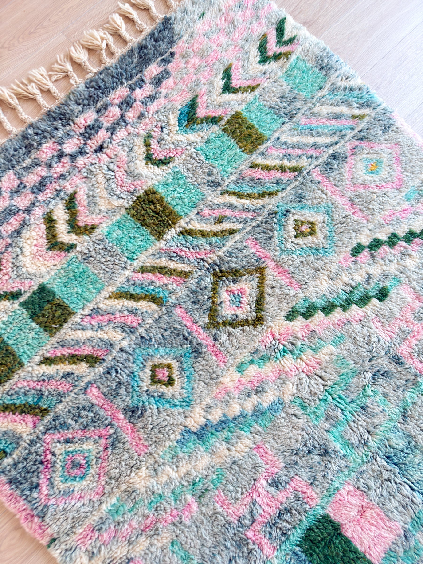 Tapis berbère coloré 155 x 283 cm - n°2077