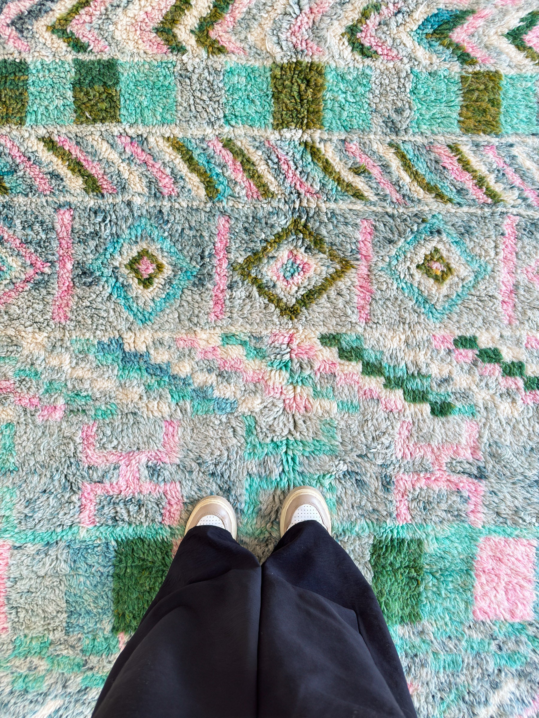 Farbenfroher Berberteppich 155 x 283 cm - Nr. 2077