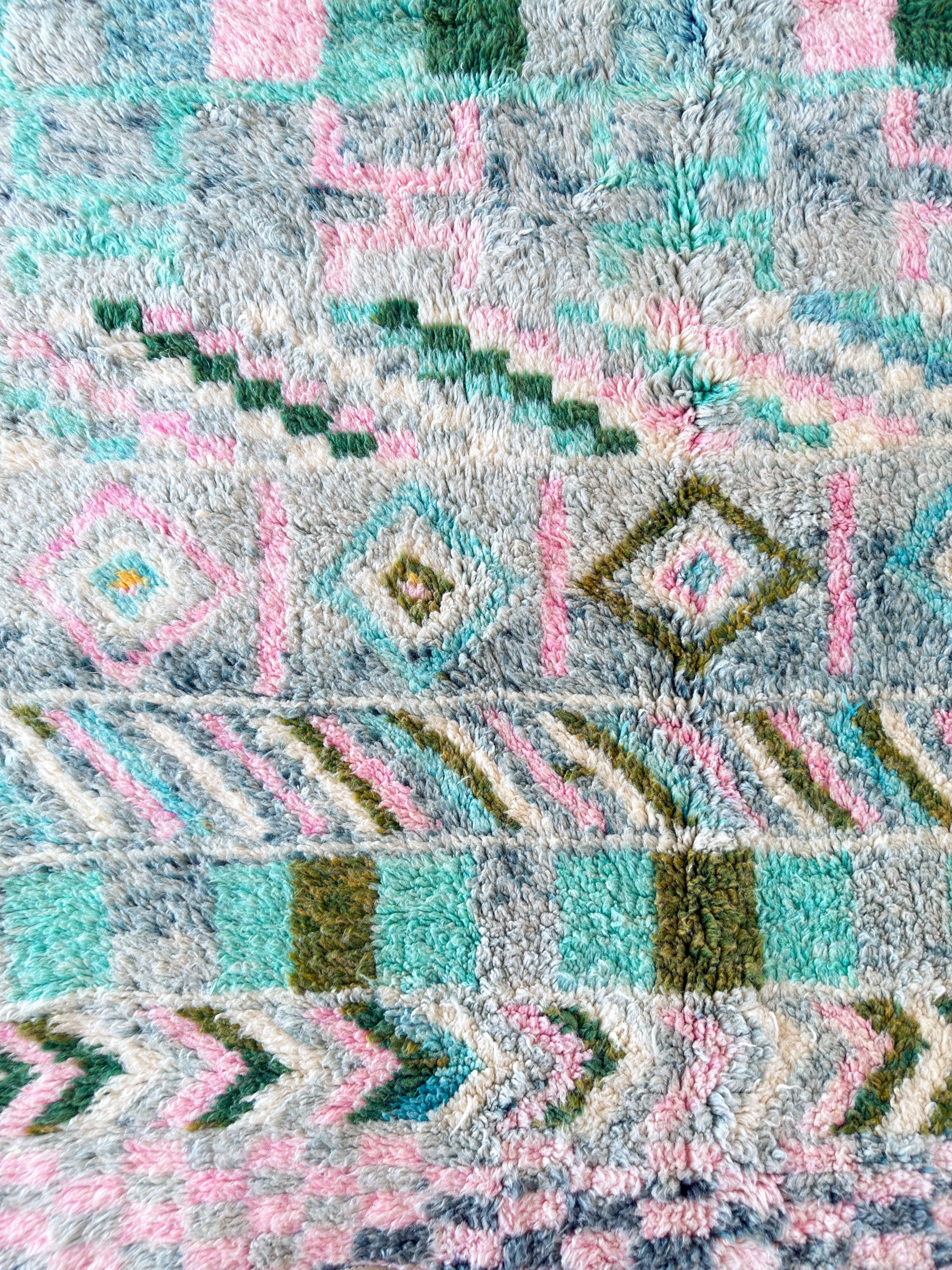 Tapis berbère coloré 155 x 283 cm - n°2077