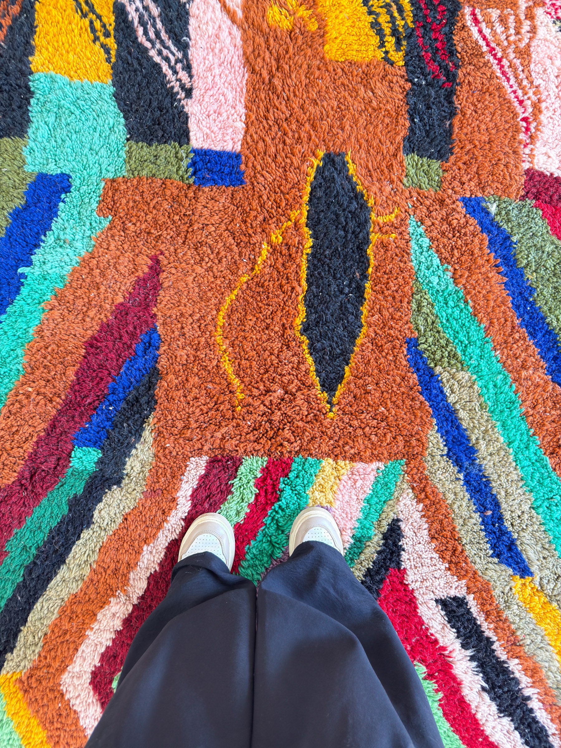 Tapis berbère coloré 144 x 270 cm - n°1930