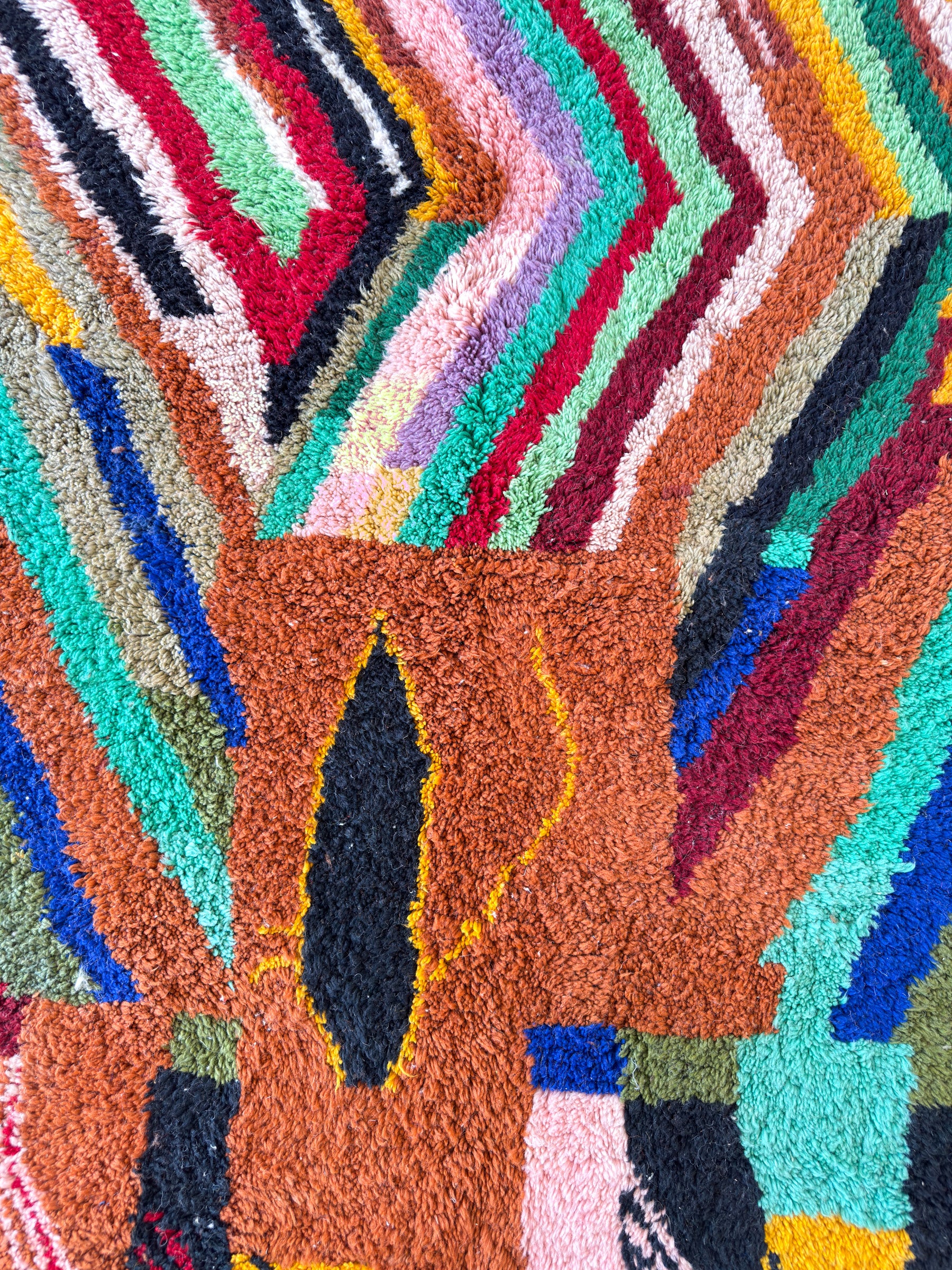 Tapis berbère coloré 144 x 270 cm - n°1930