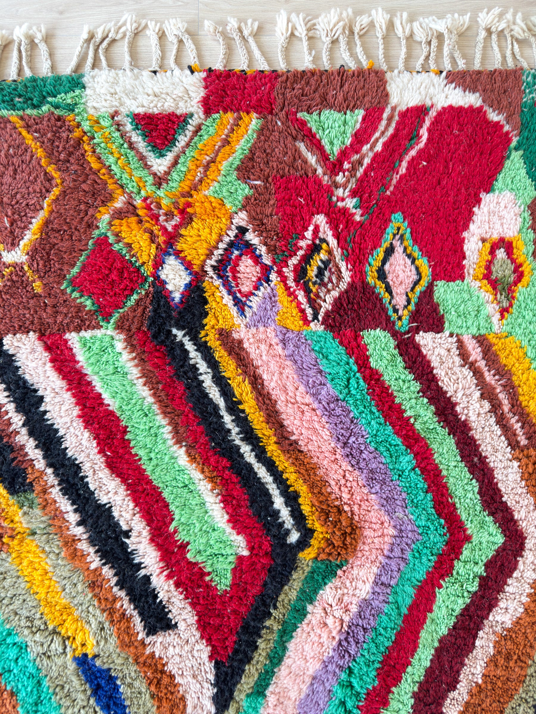 Tapis berbère coloré 144 x 270 cm - n°1930