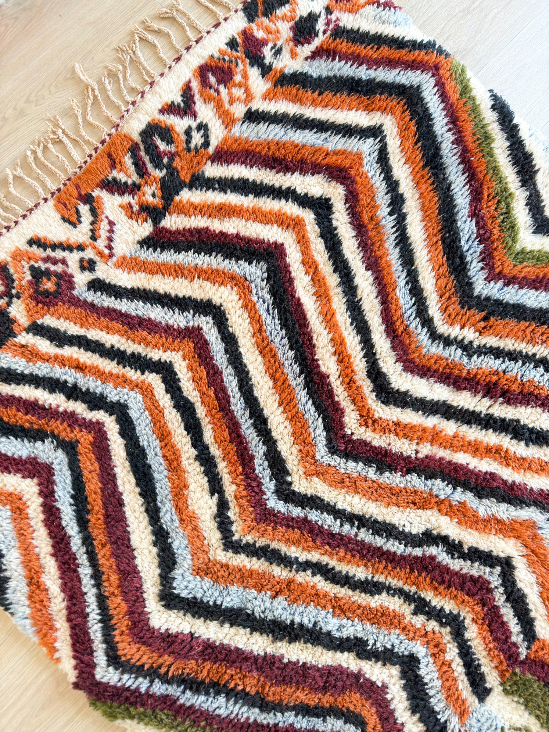 Färgglad berbermatta 150 x 215 cm - n°2029