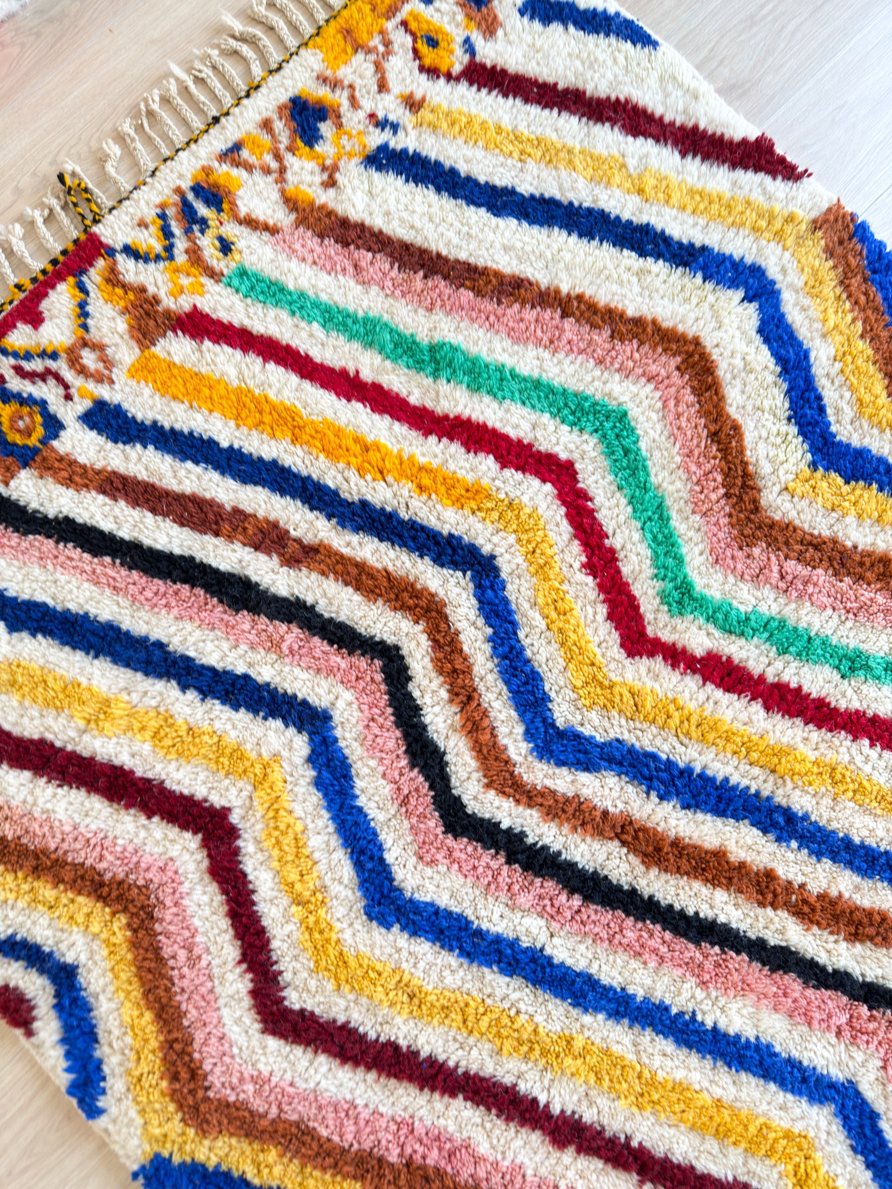 Tapis berbère coloré 151 x 272 cm - n°2173