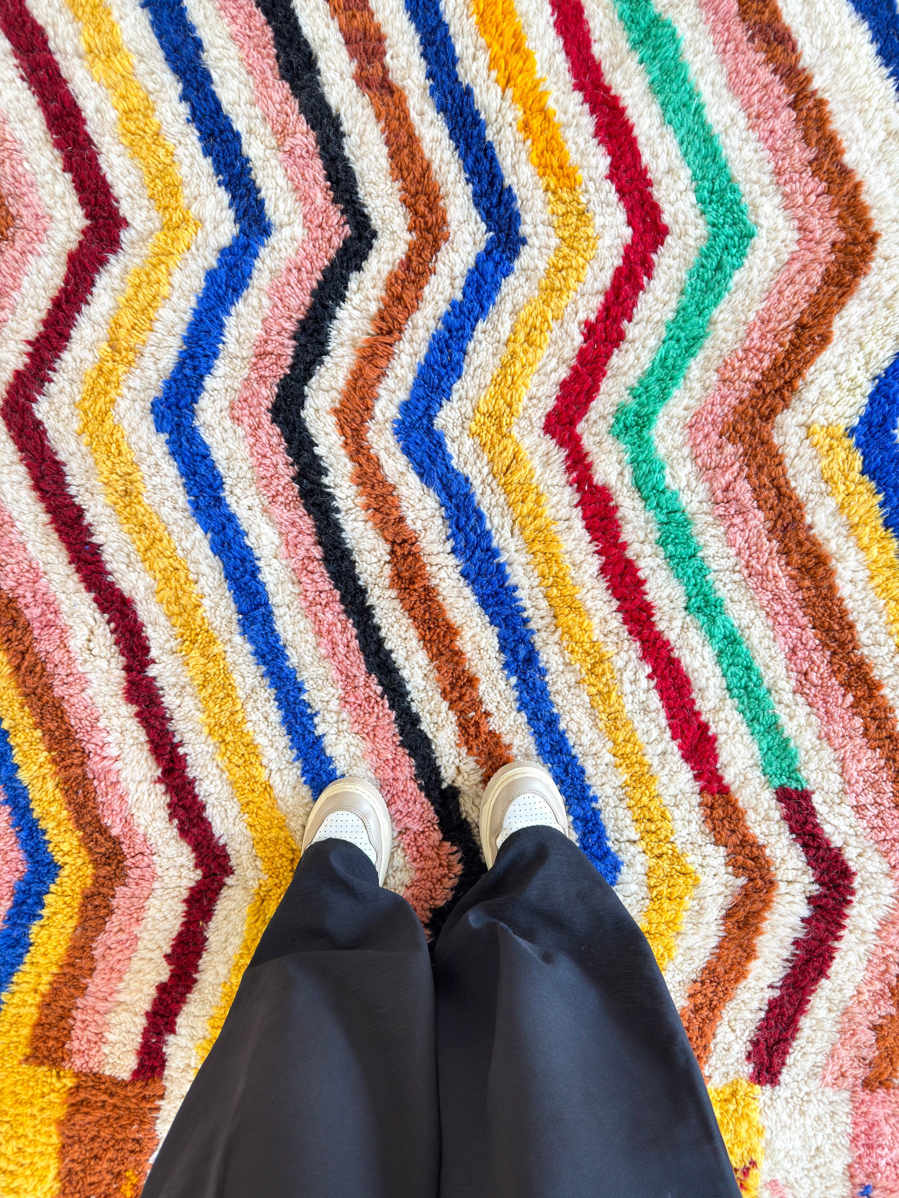 Tapis berbère coloré 151 x 272 cm - n°2173