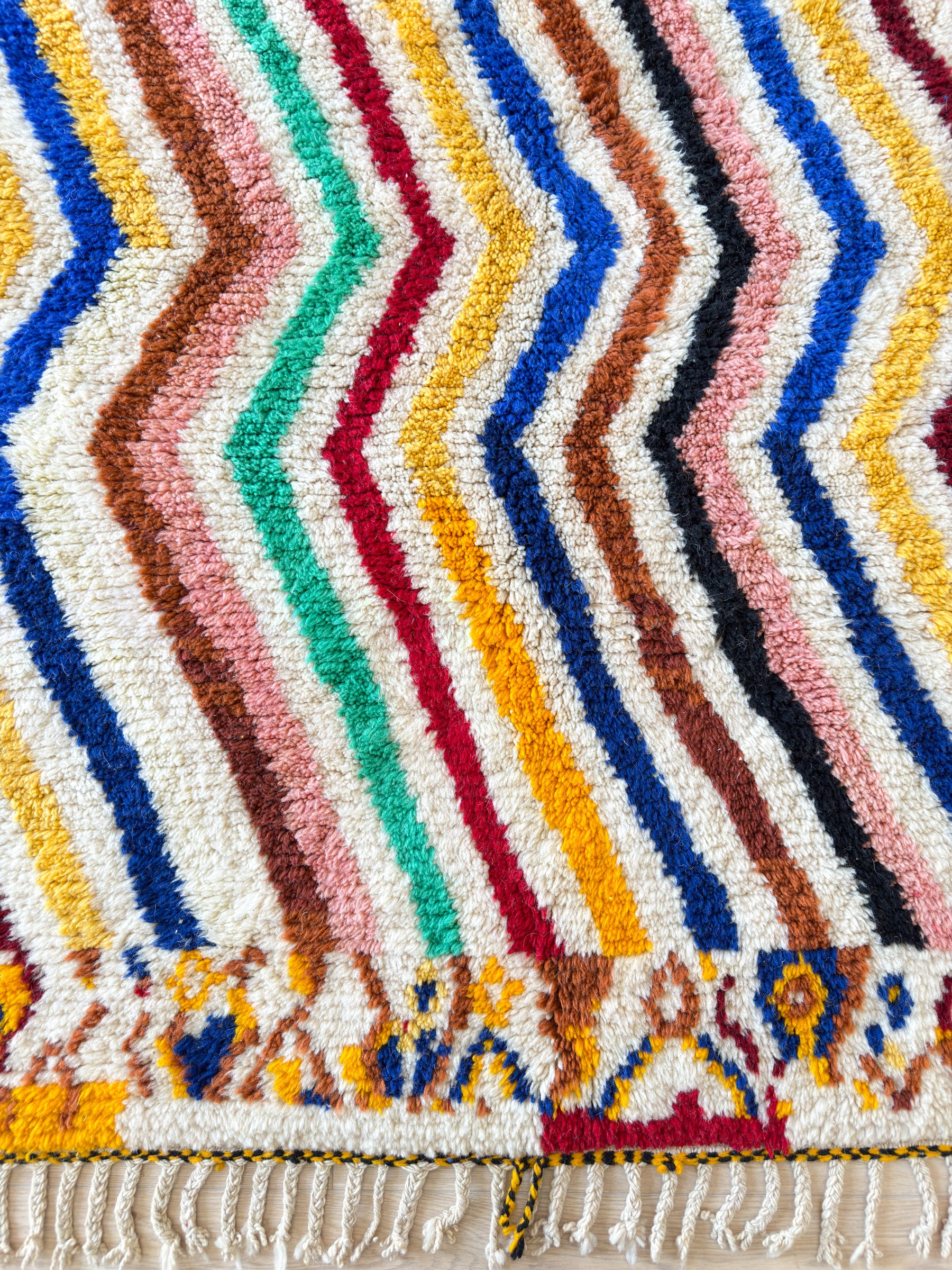 Tapis berbère coloré 151 x 272 cm - n°2173