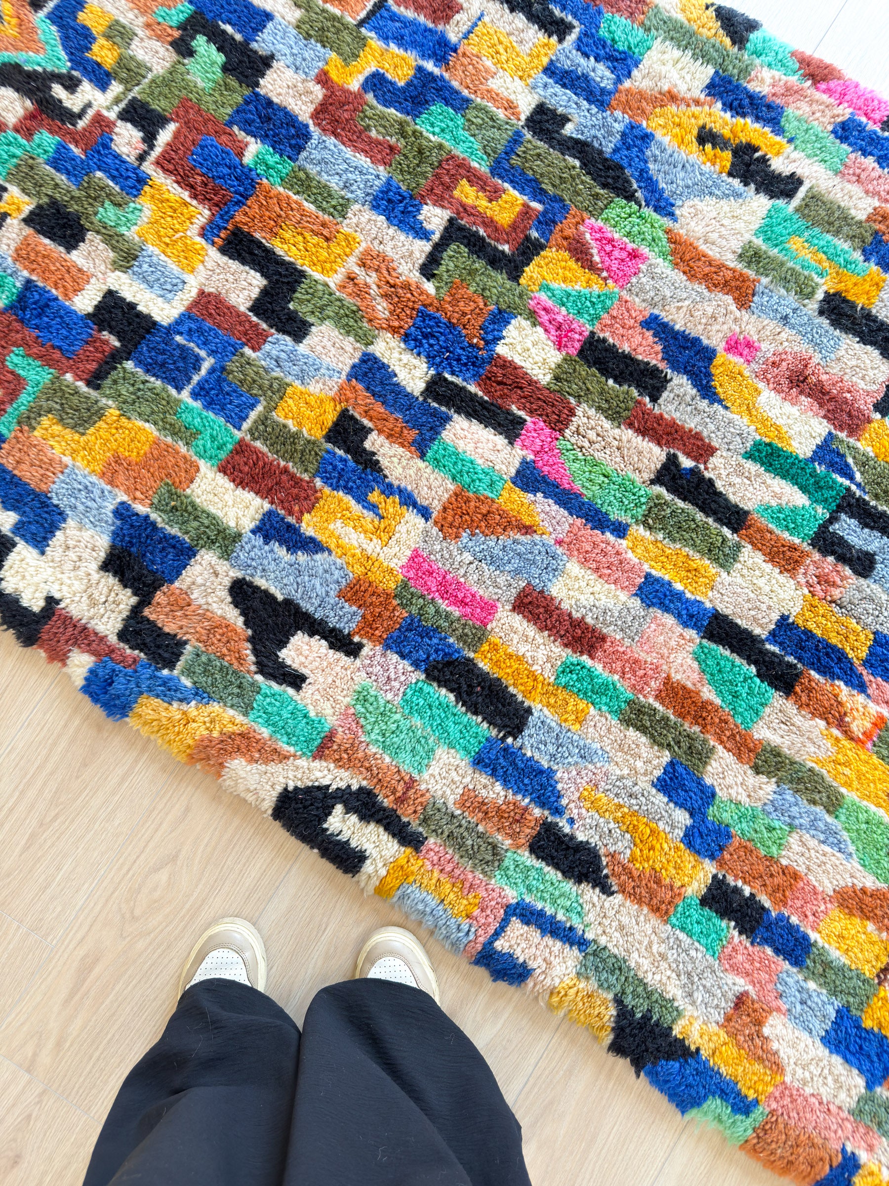 Colorful Berber rug 127 x 230 cm - no. 2071