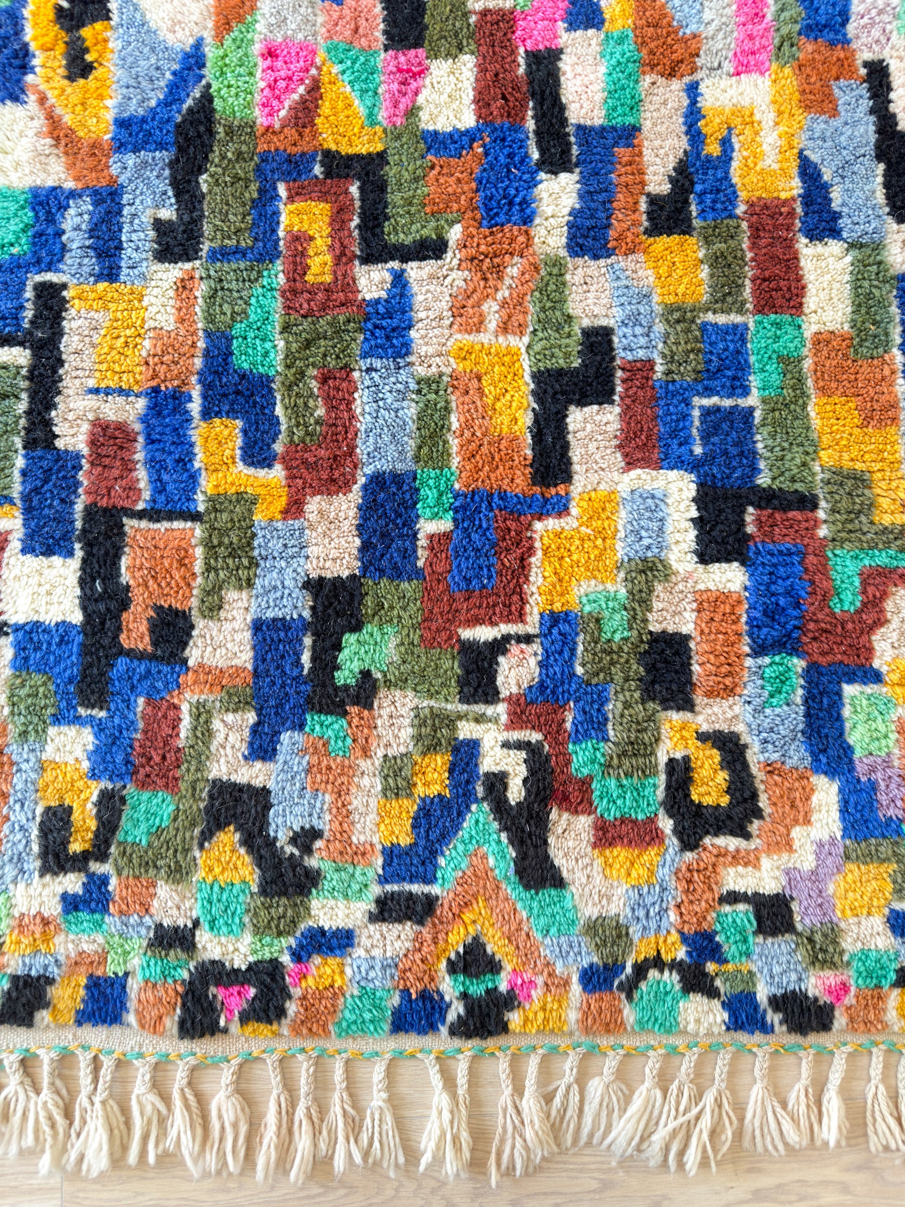 Colorful Berber rug 127 x 230 cm - no. 2071