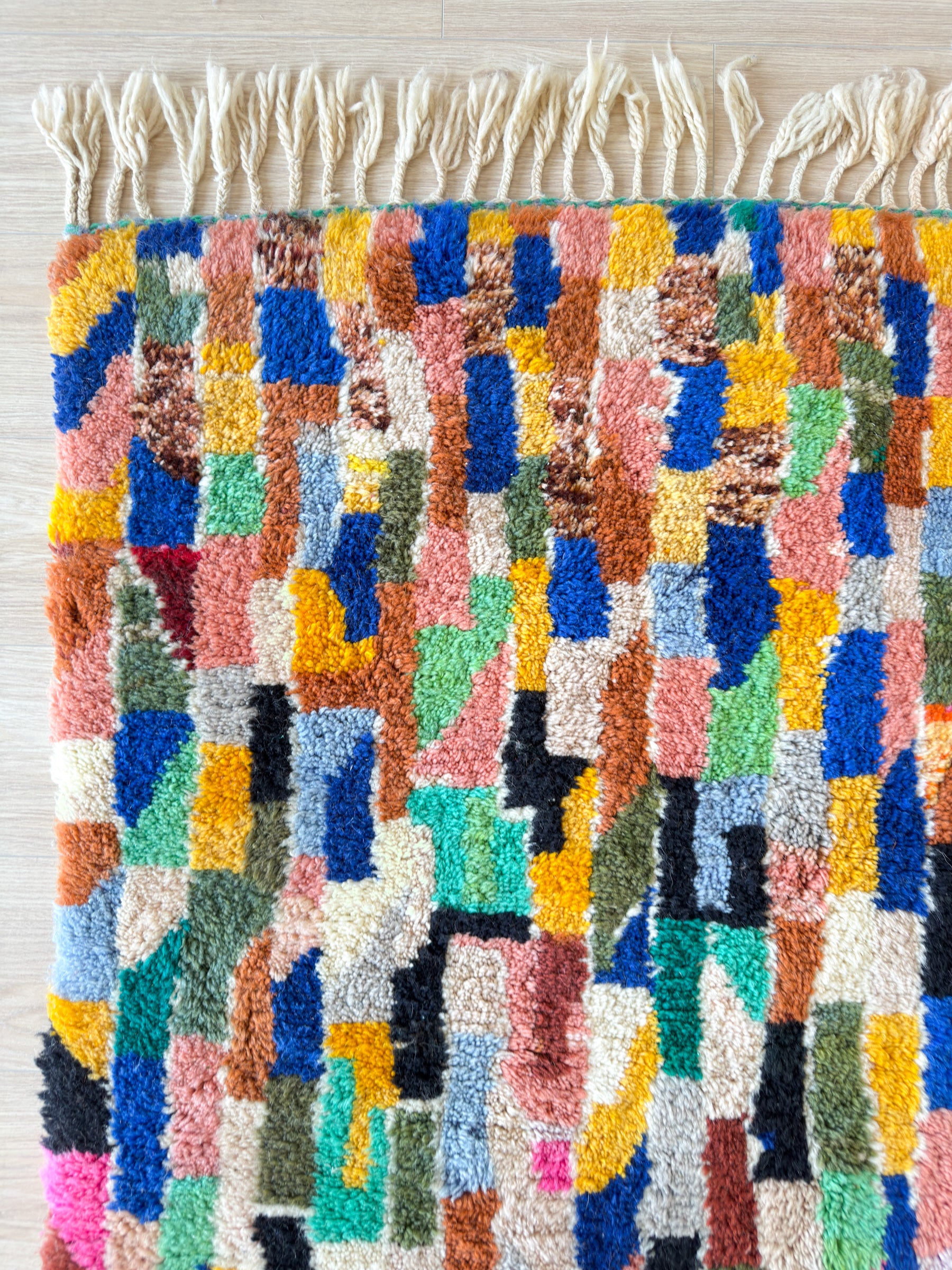 Colorful Berber rug 127 x 230 cm - no. 2071