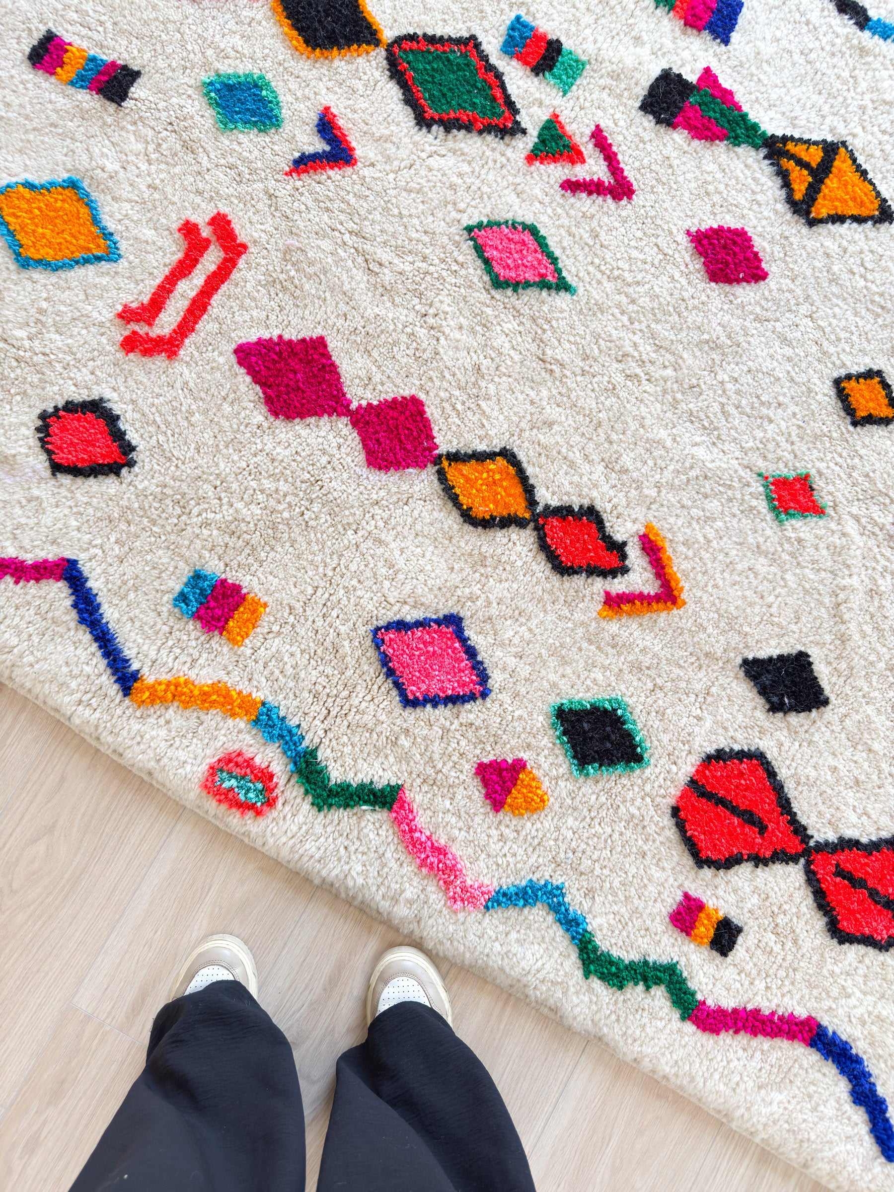 Colorful Berber rug 150 x 275 cm - no. 2076